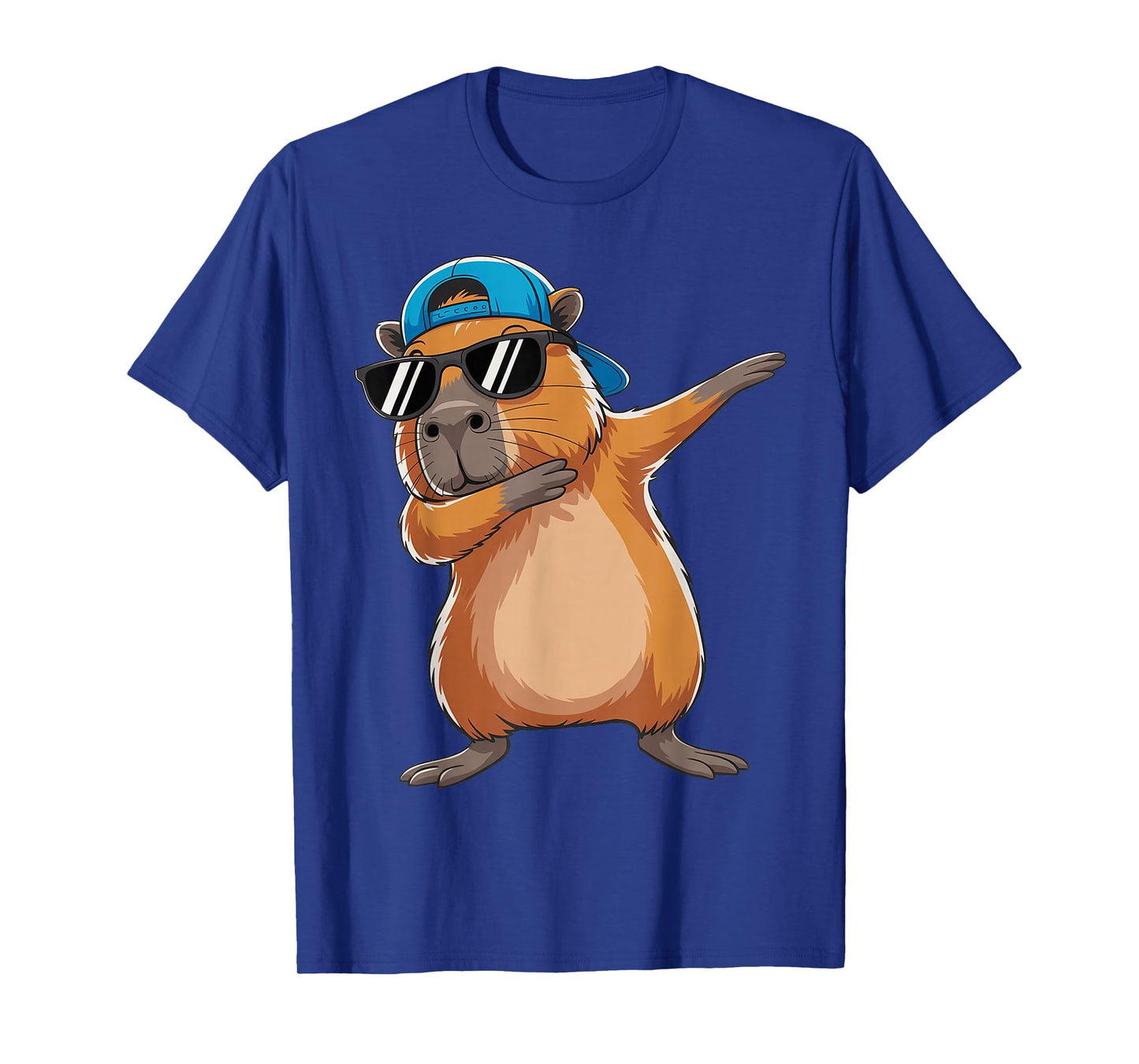 Cute Dabbing Capybara Animal Boys Men Toddler Kids T-Shirt