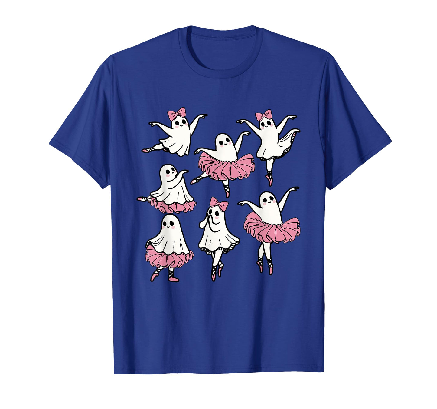 Ballet Ghost Dancer Cute Boo Dancing Halloween T-Shirt