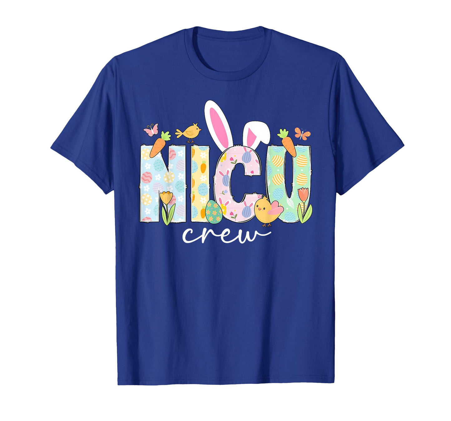 NICU Crew Easter Bunny Neonatal Intensive Care Unit Easter T-Shirt
