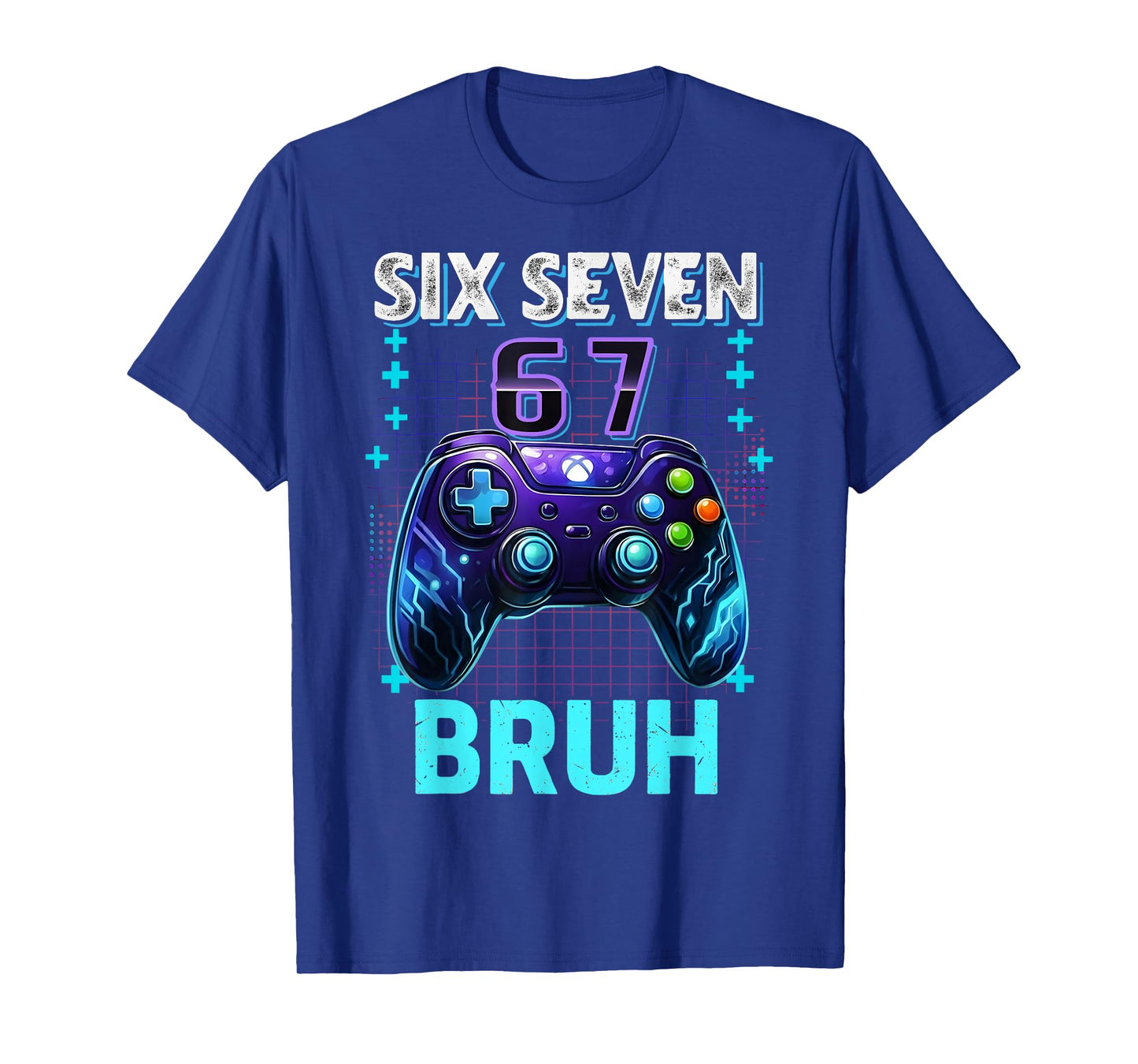 Funny Six Seven 67 Bruh Birthday Boy Gamer Gift for Boys Kid T-Shirt