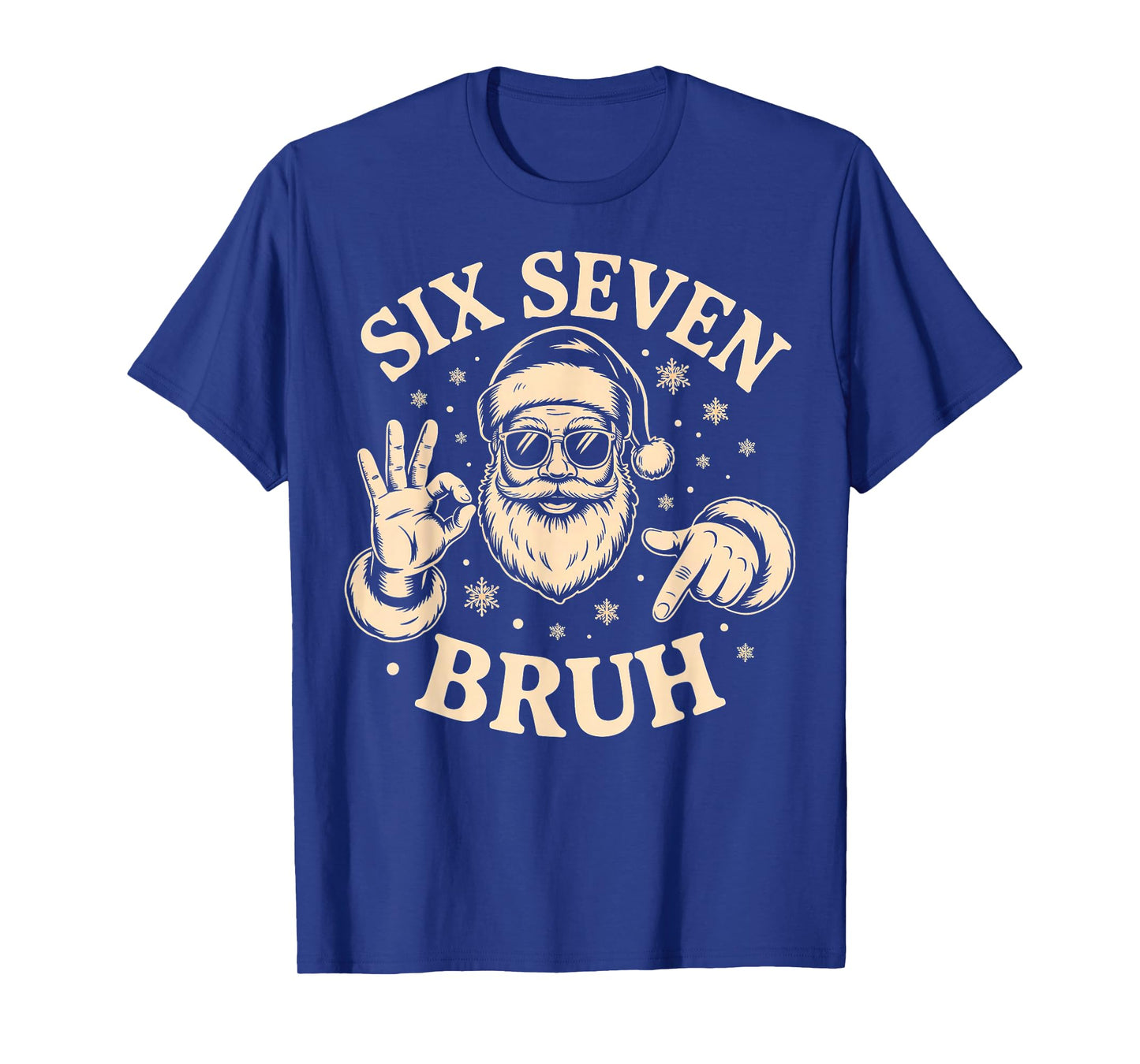 Bruh 67 Christmas Santa Six Seven 6 7 Christmas T-Shirt