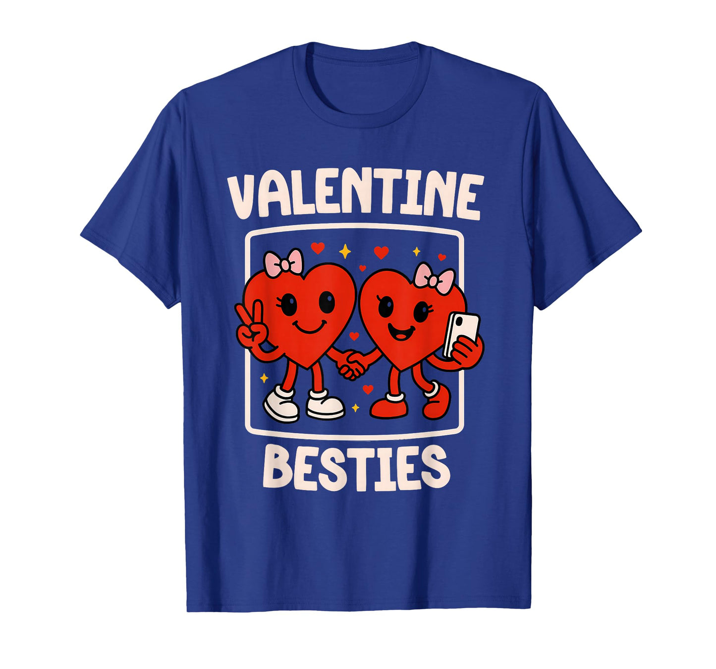 Valentine Twinning with My Bestie Friends Matching Girls T-Shirt