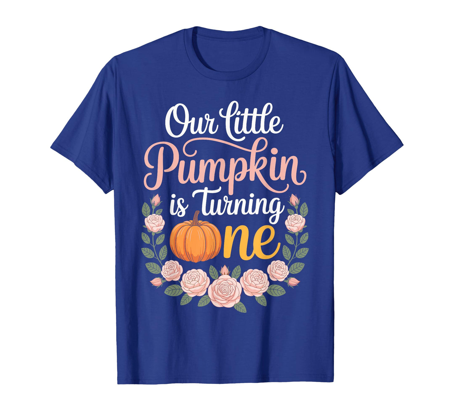 Our Little Pumpkin is Turning one Pumpkin First Birthday T-Shirt
