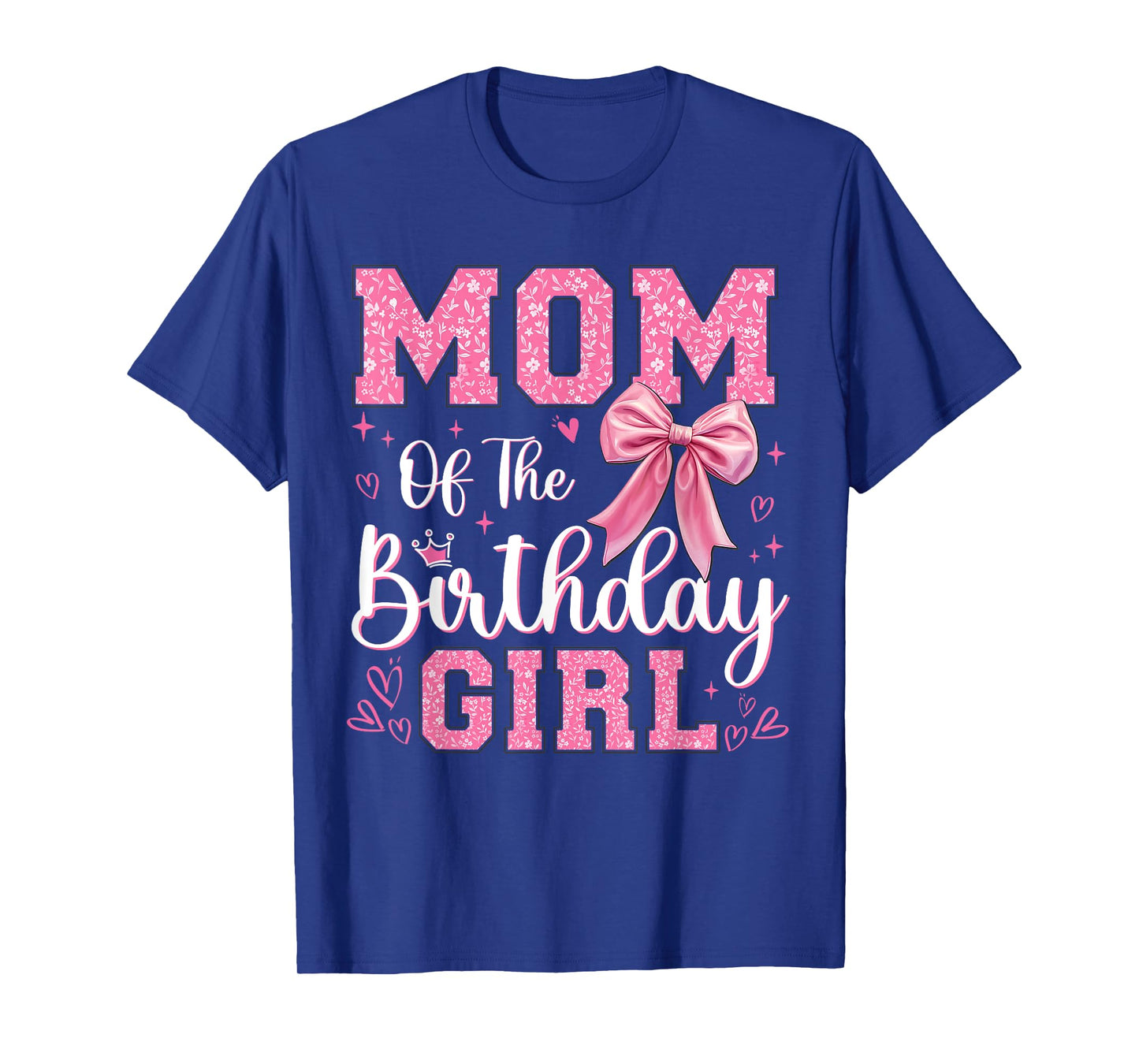 Mom of The Birthday Girl Coquette Bow Birthday Party T-Shirt