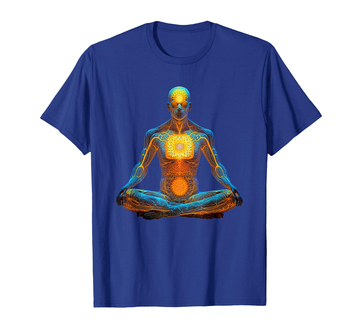Energy Chakra Yoga Meditation Spiritual. T-Shirt