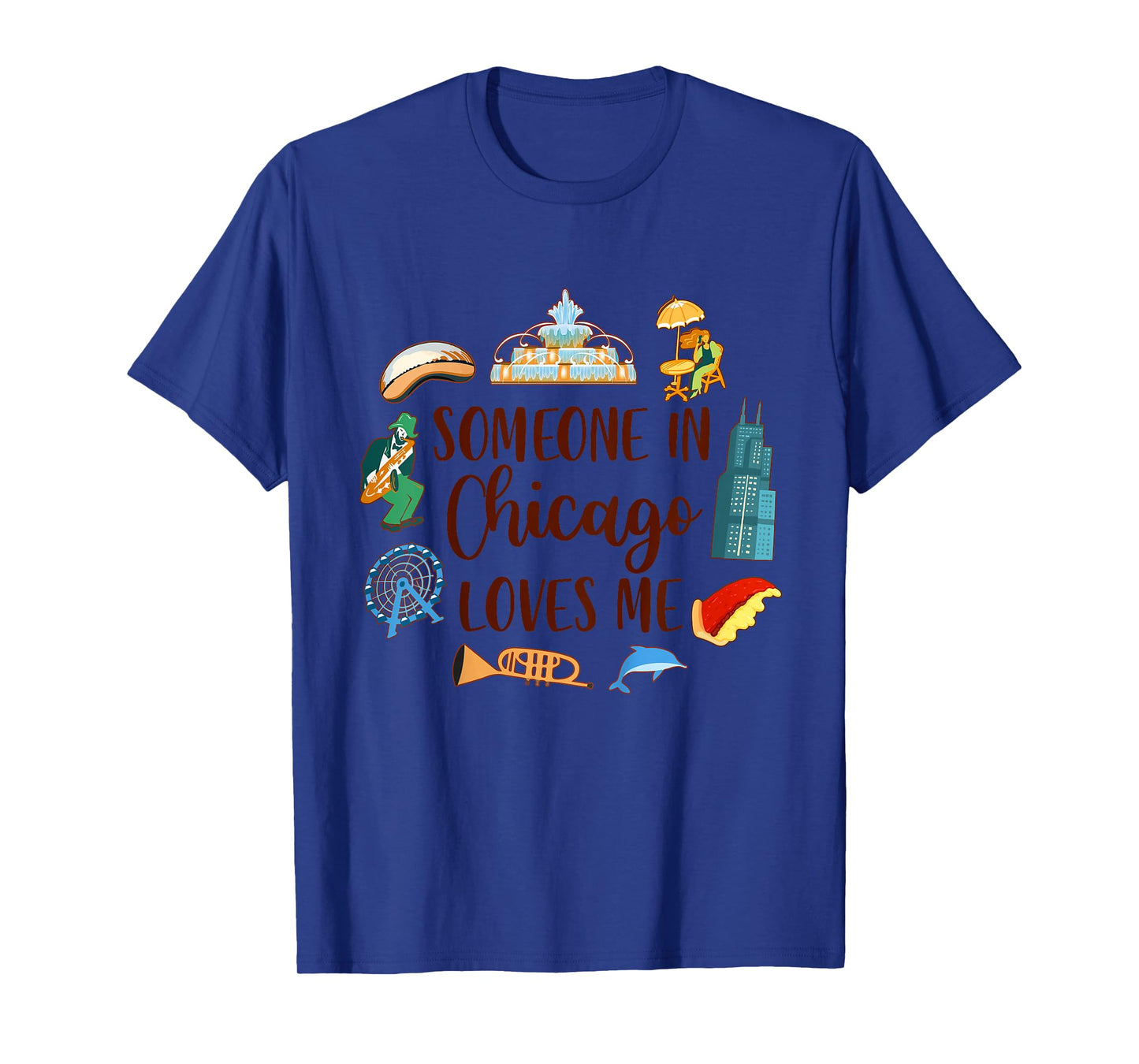 Chicago Traveling Lover Baby Someone In Chicago Loves Me T-Shirt