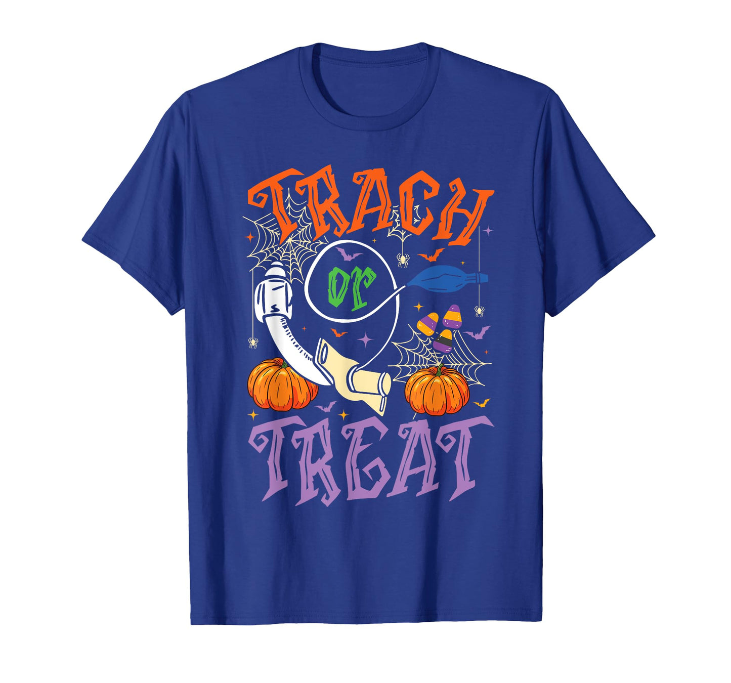 Respiratory Therapist Trach or Treat ICU RN Halloween Nurse T-Shirt