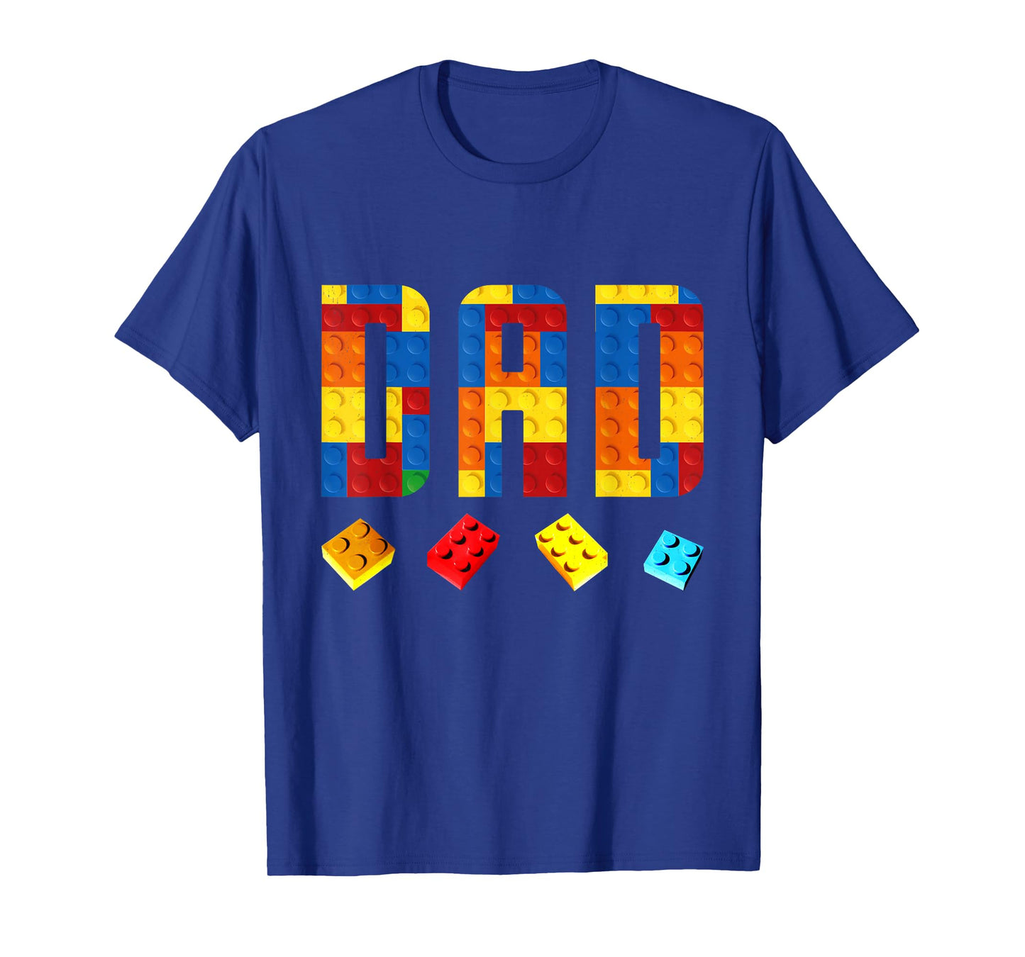 Dad Master Builder Building Blocks Birthday Family Matching T-Shirt