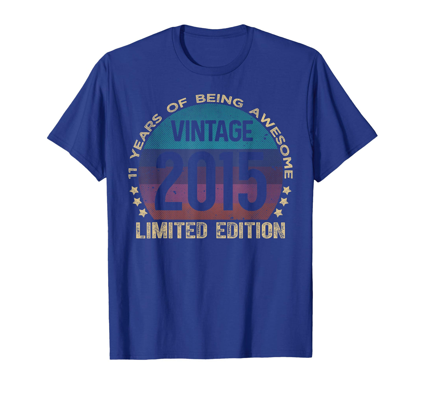 11 Year Old Gifts Vintage 2015 Limited Edition 11th Birthday T-Shirt