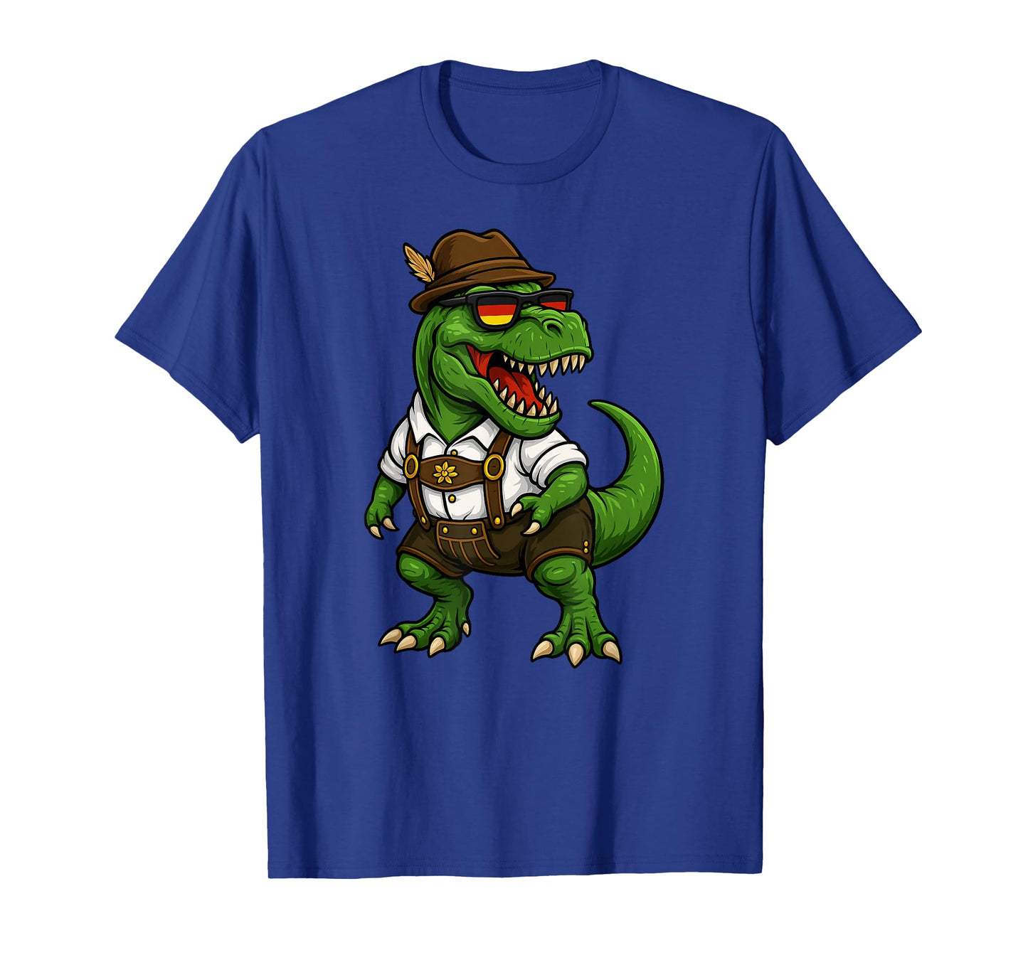 Trex Dinosaur Bavarian German Costume Boys Men Kids T-Shirt