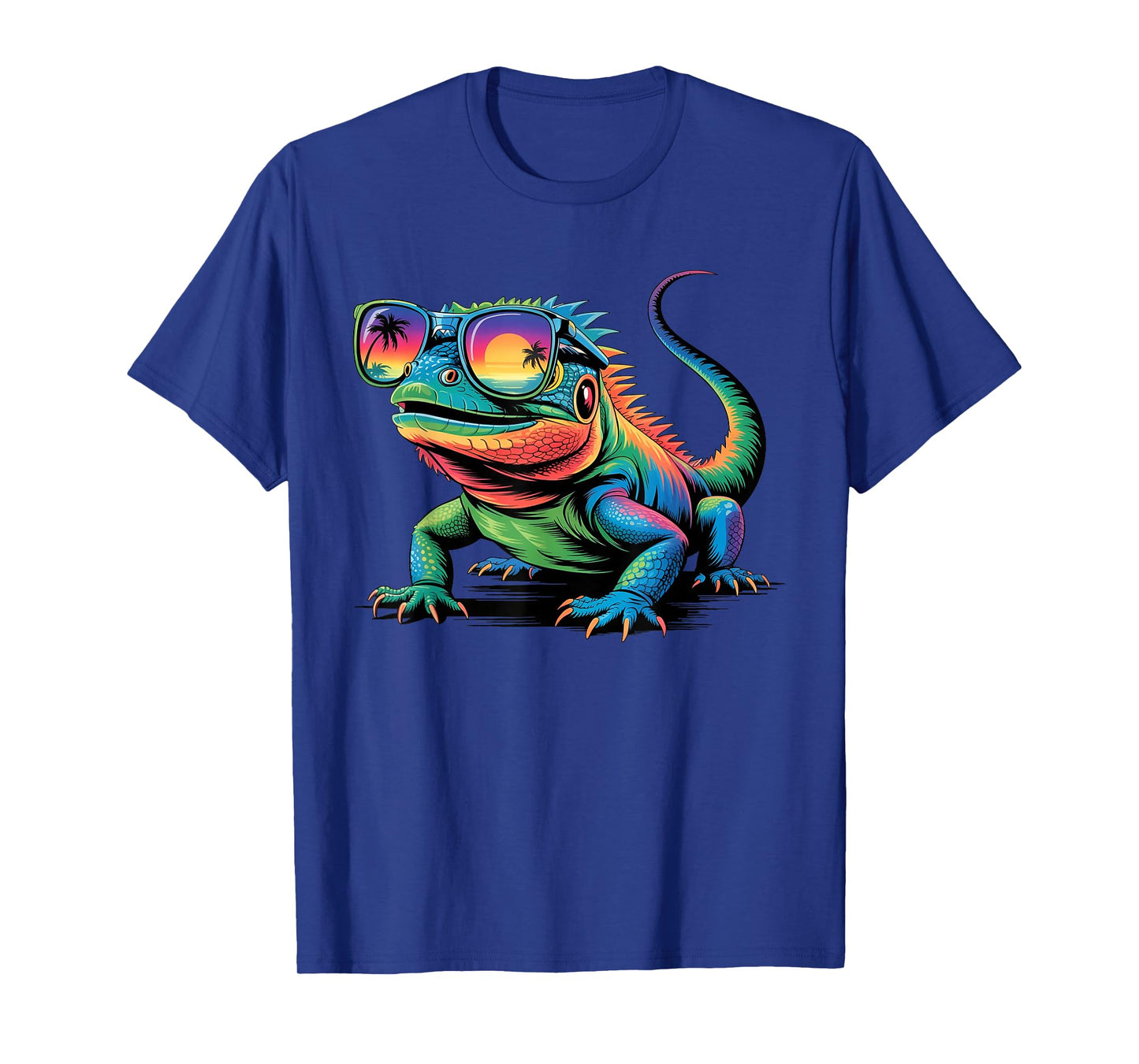 Cool Iguana Sunglasses Funny Reptile Lizard Lover Animal T-Shirt