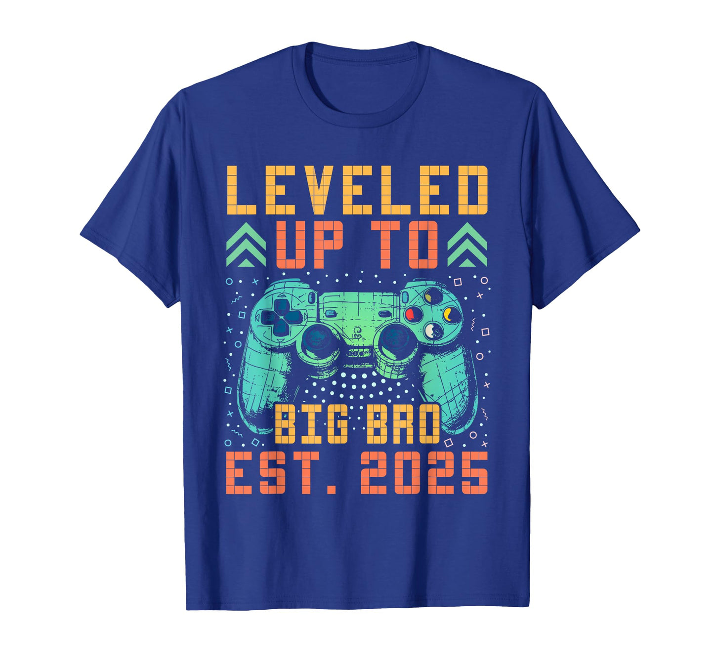 Promoted To Big Bro 2025 Leveled Up To Big Brother Est 2025 T-Shirt