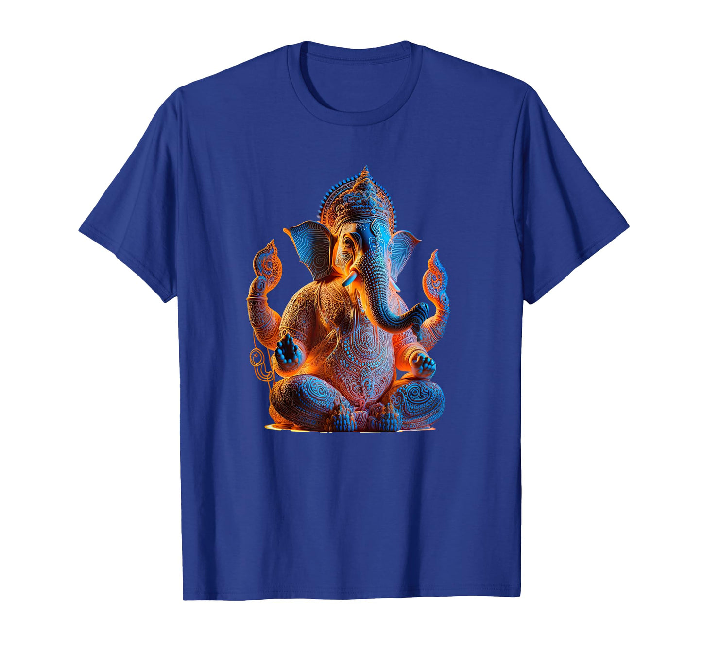 Ganesh Elephant Hindu God Yoga Spiritual Ganesha Meditation T-Shirt