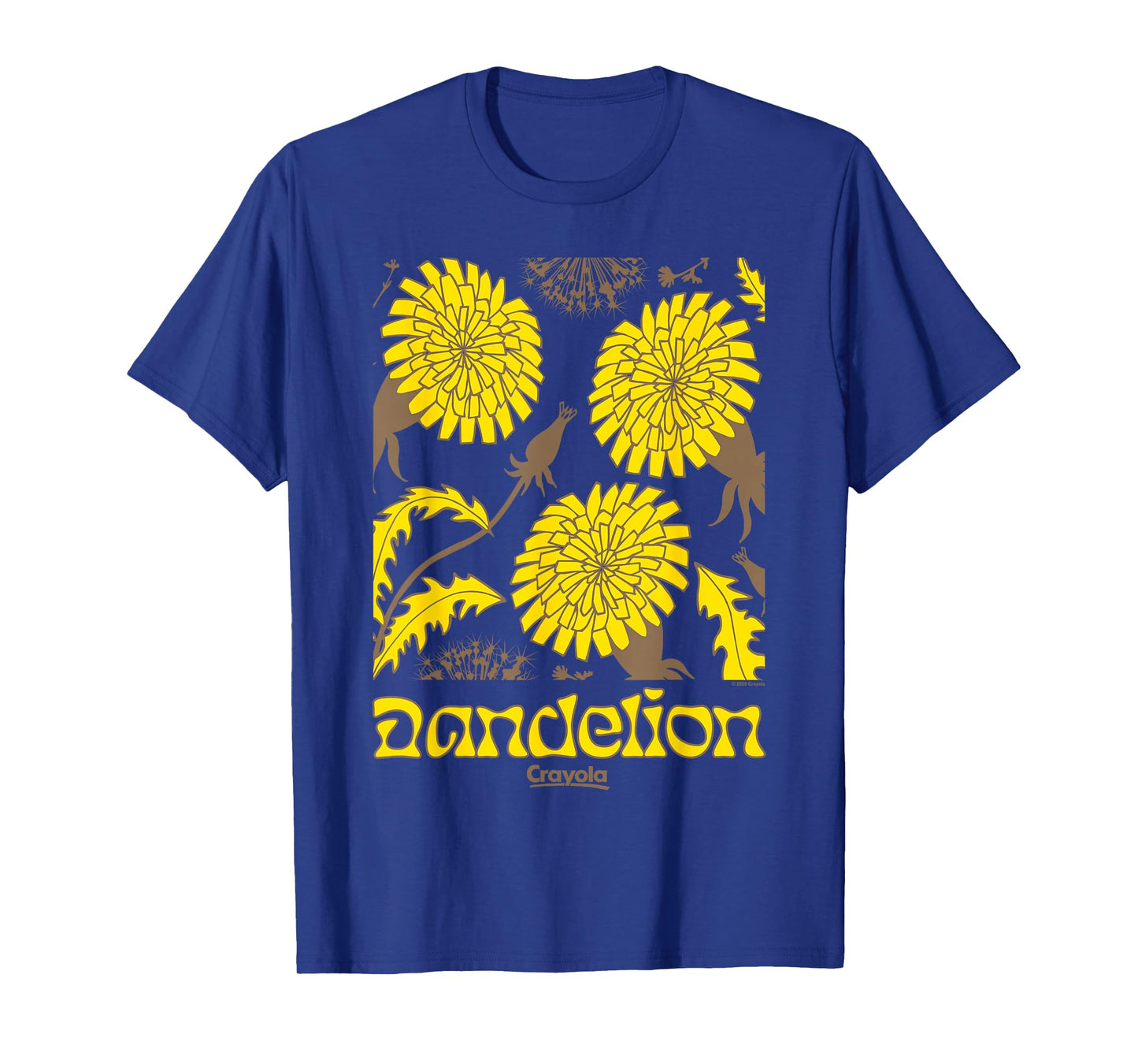 Crayola 2025 Limited Edition Dandelion Vintage Portrait T-Shirt