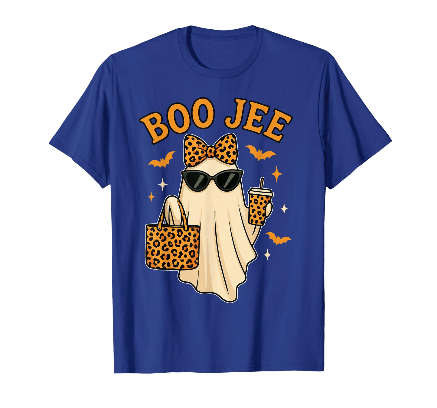 Boojee Ghost Halloween Shirt Women Girls Boo JEE Ghost Kids T-Shirt