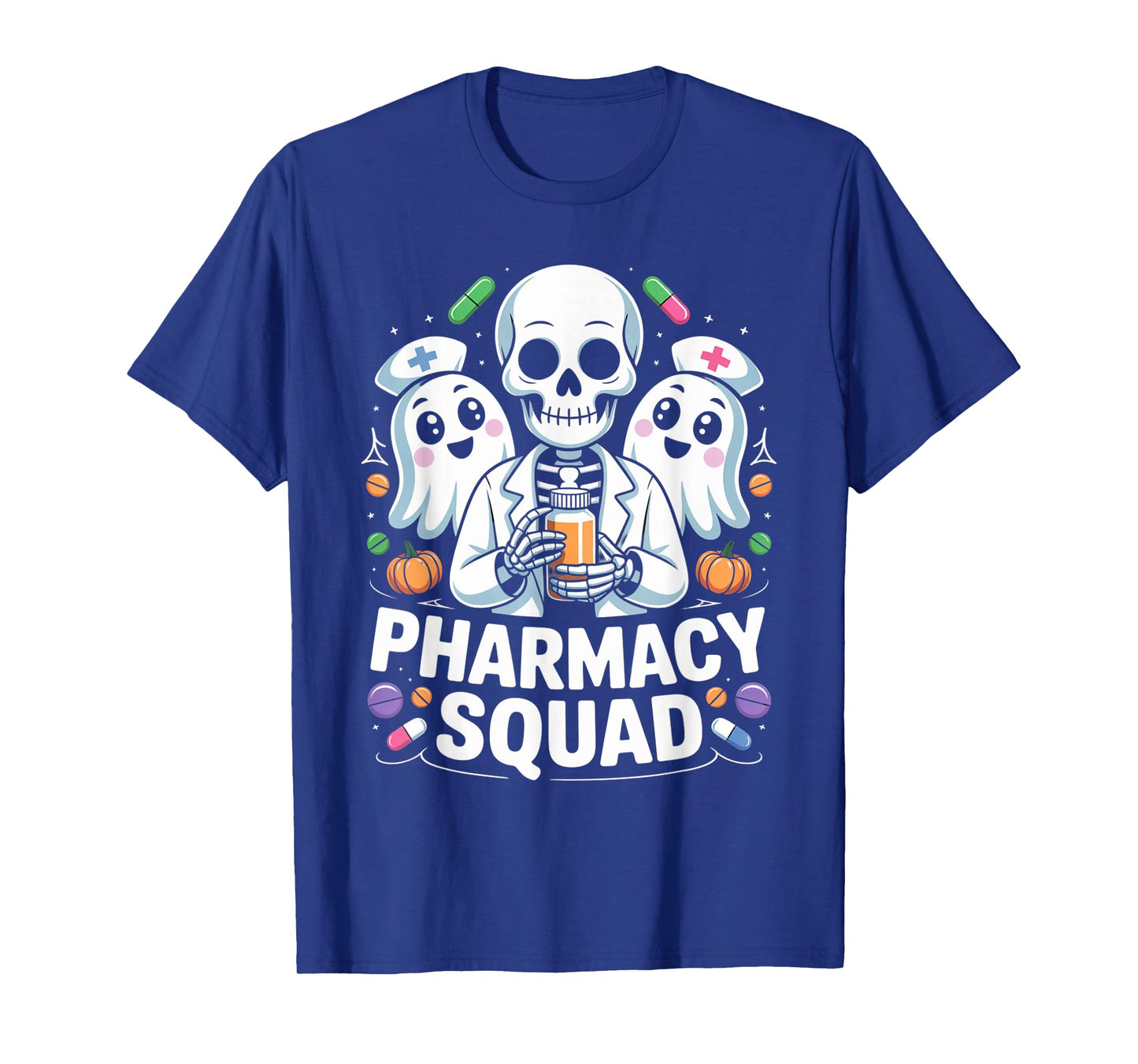 Pharmacy Squad Halloween Vibes for Pharmacists Crew T-Shirt