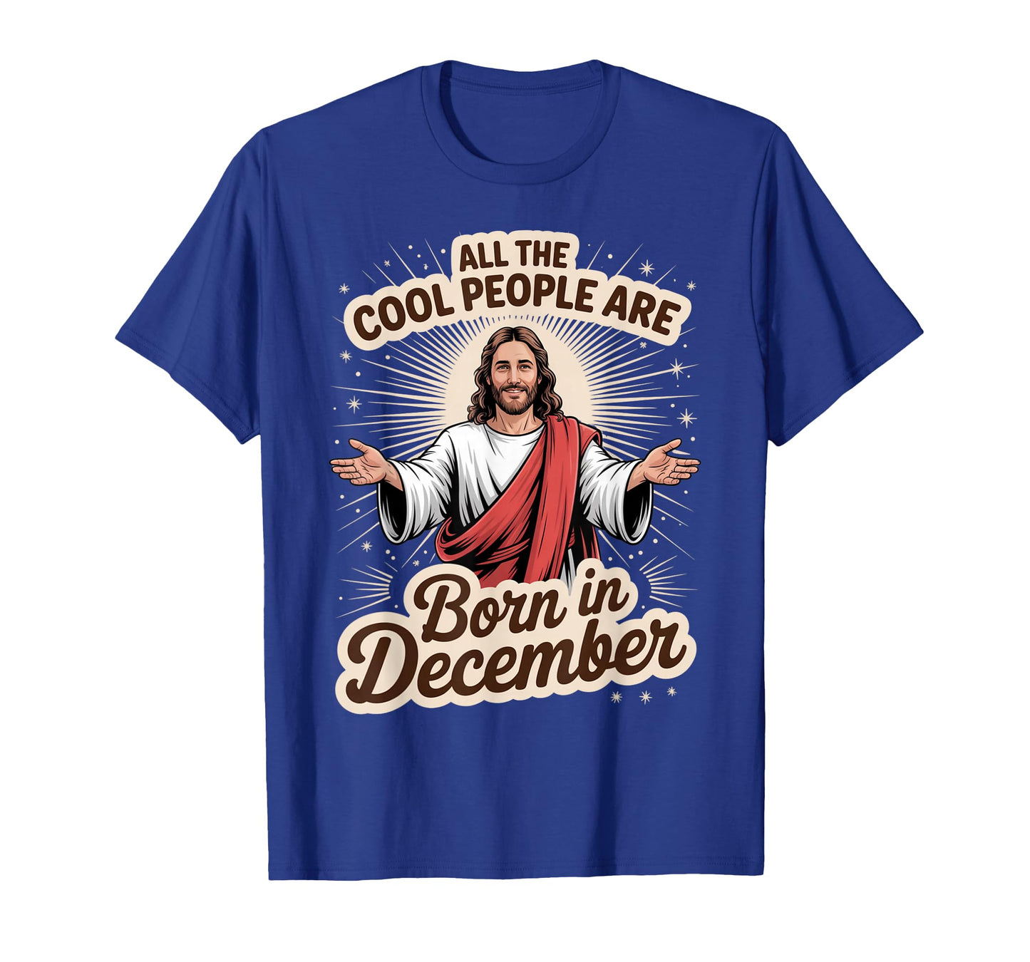 Cool People Born in December Birthday Christian Christmas T-Shirt