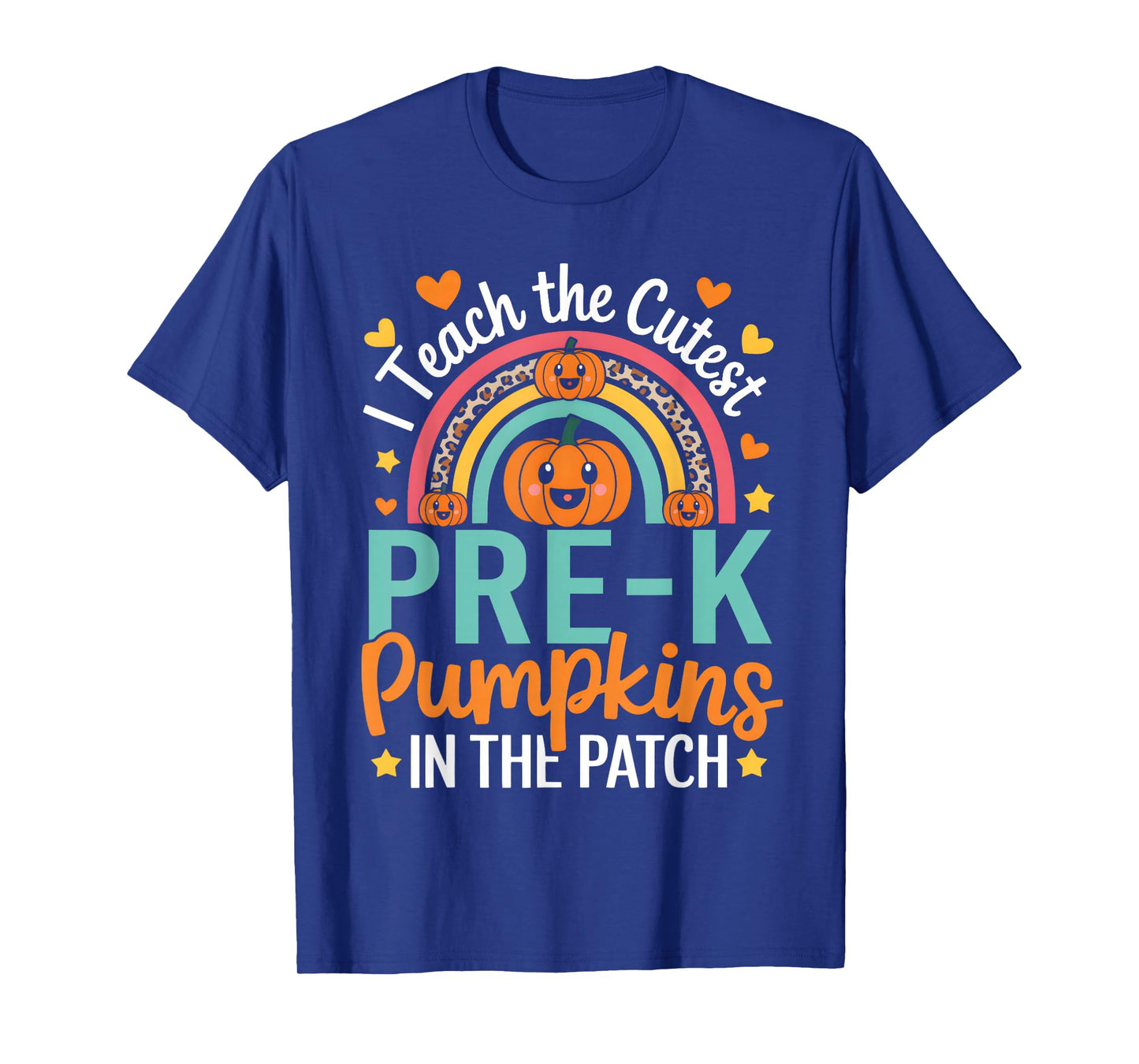 I Teach the Cutest Pre-K Pumpkin Teacher Student Halloween T-Shirt