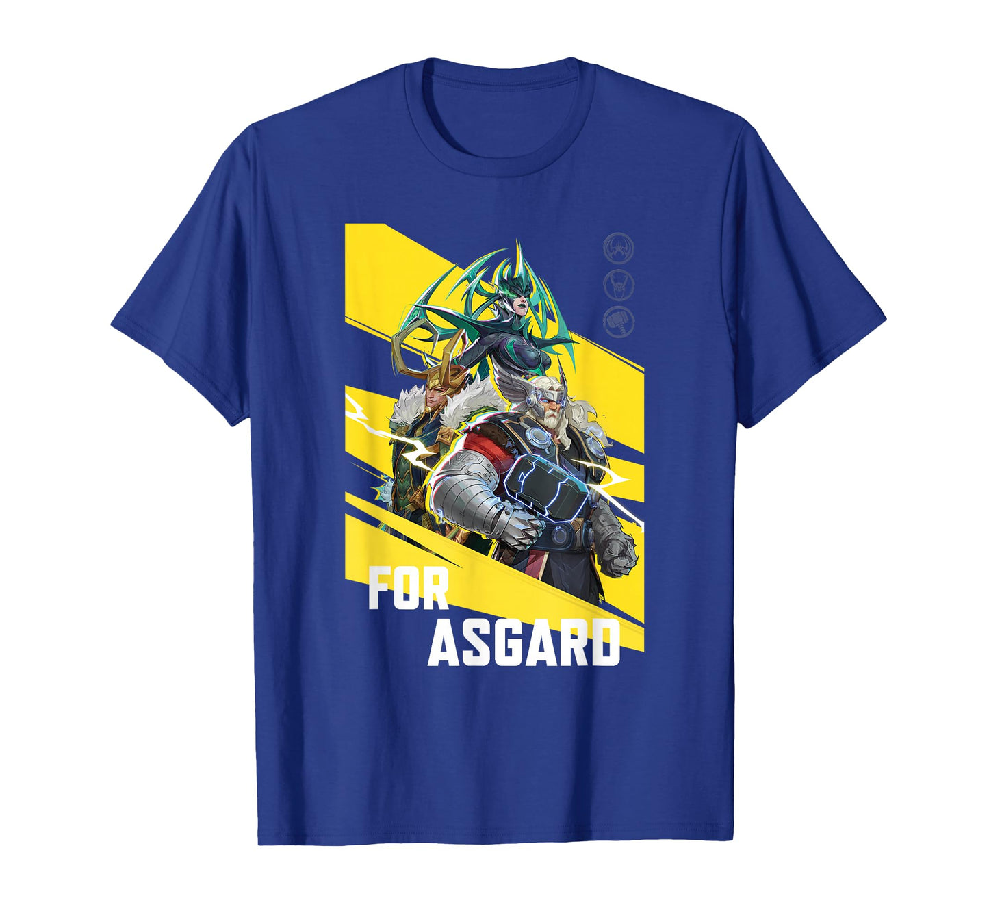 Marvel Rivals For Asgard Thor Loki & Hela Poster T-Shirt