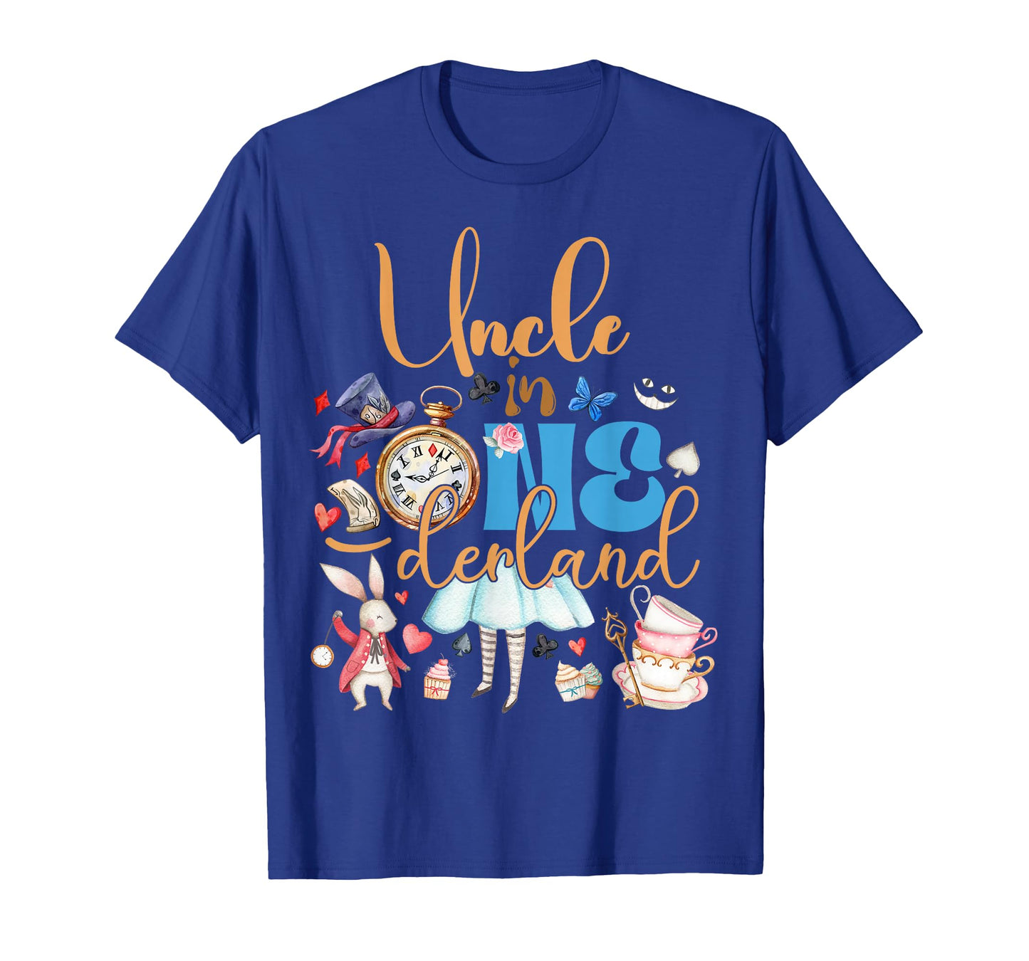Alice uncle in ONEderland Birthday Family T-Shirt