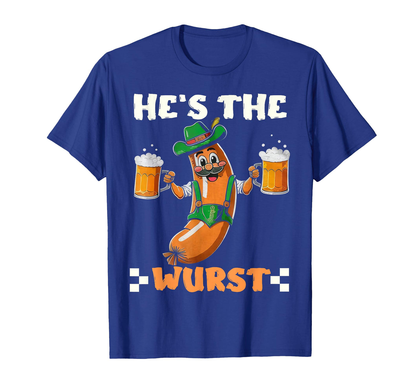 She's A Brat He's The Wurst Oktoberfest Couples Matching T-Shirt