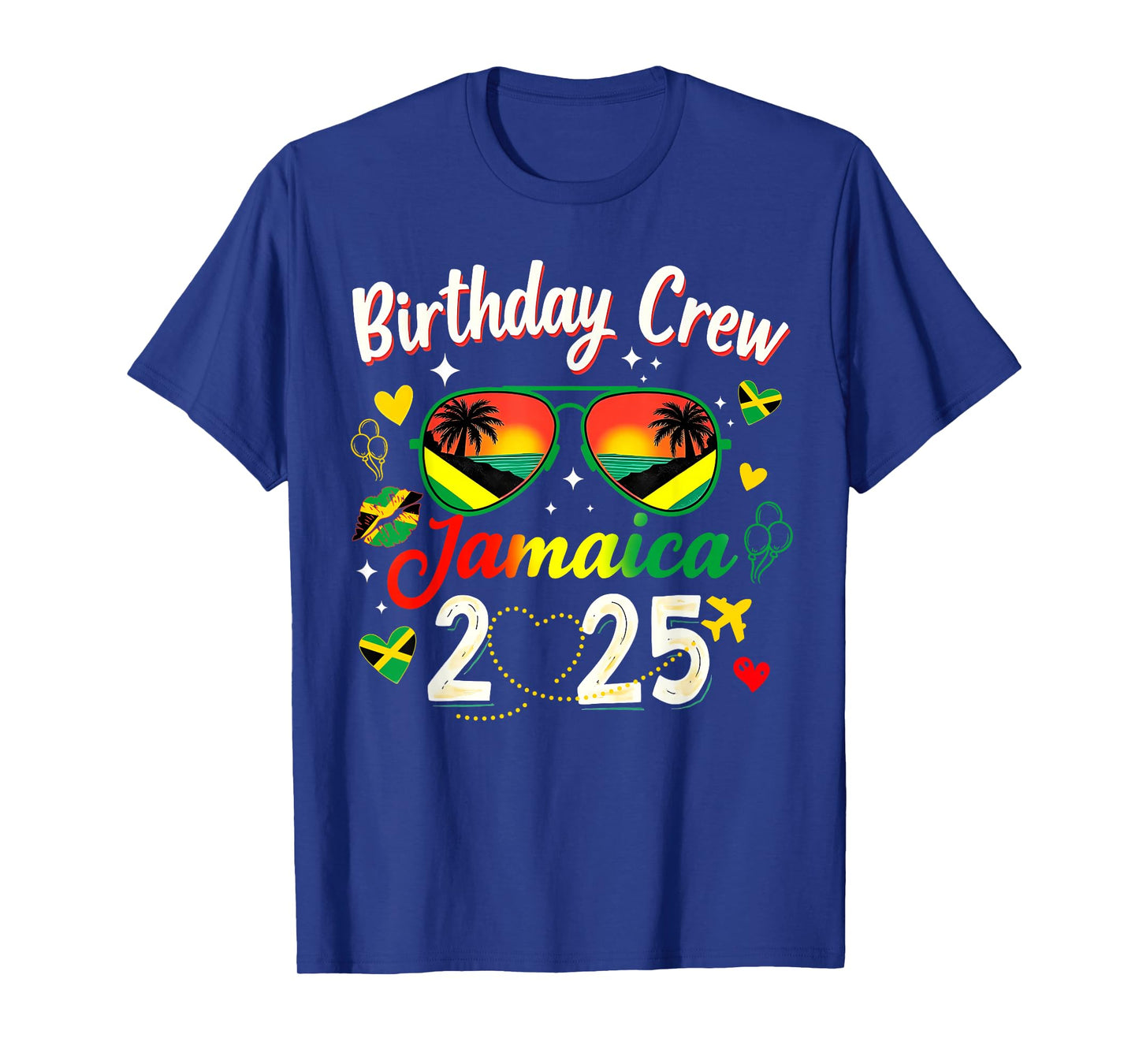 Birthday Crew Jamaica 2025 Family Reunion & Girls Trip T-Shirt
