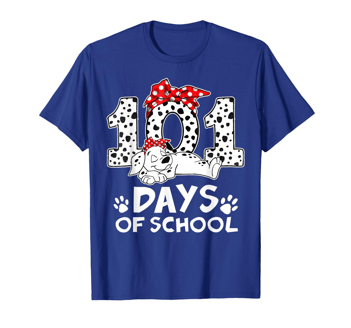 100 Days of School Dalmatian Dog Kids 100 Days Smarter T-Shirt