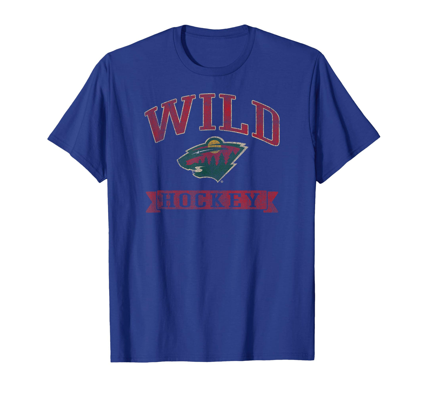 Minnesota Wild Vintage Hockey Black Officially Licensed T-Shirt