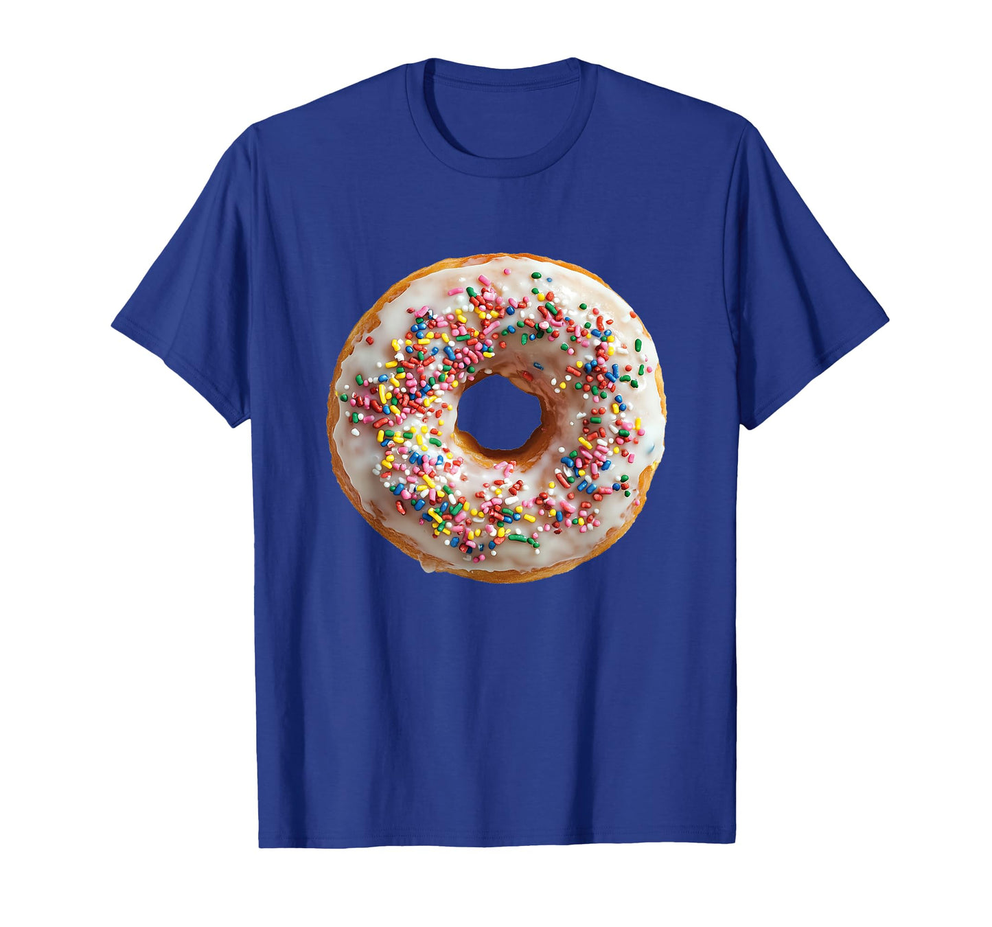 Candy Designs. Unisex-Adult, Unisex-Kid Donuts Colorful Sprinkles Doughnut Funny Graphic T-Shirt