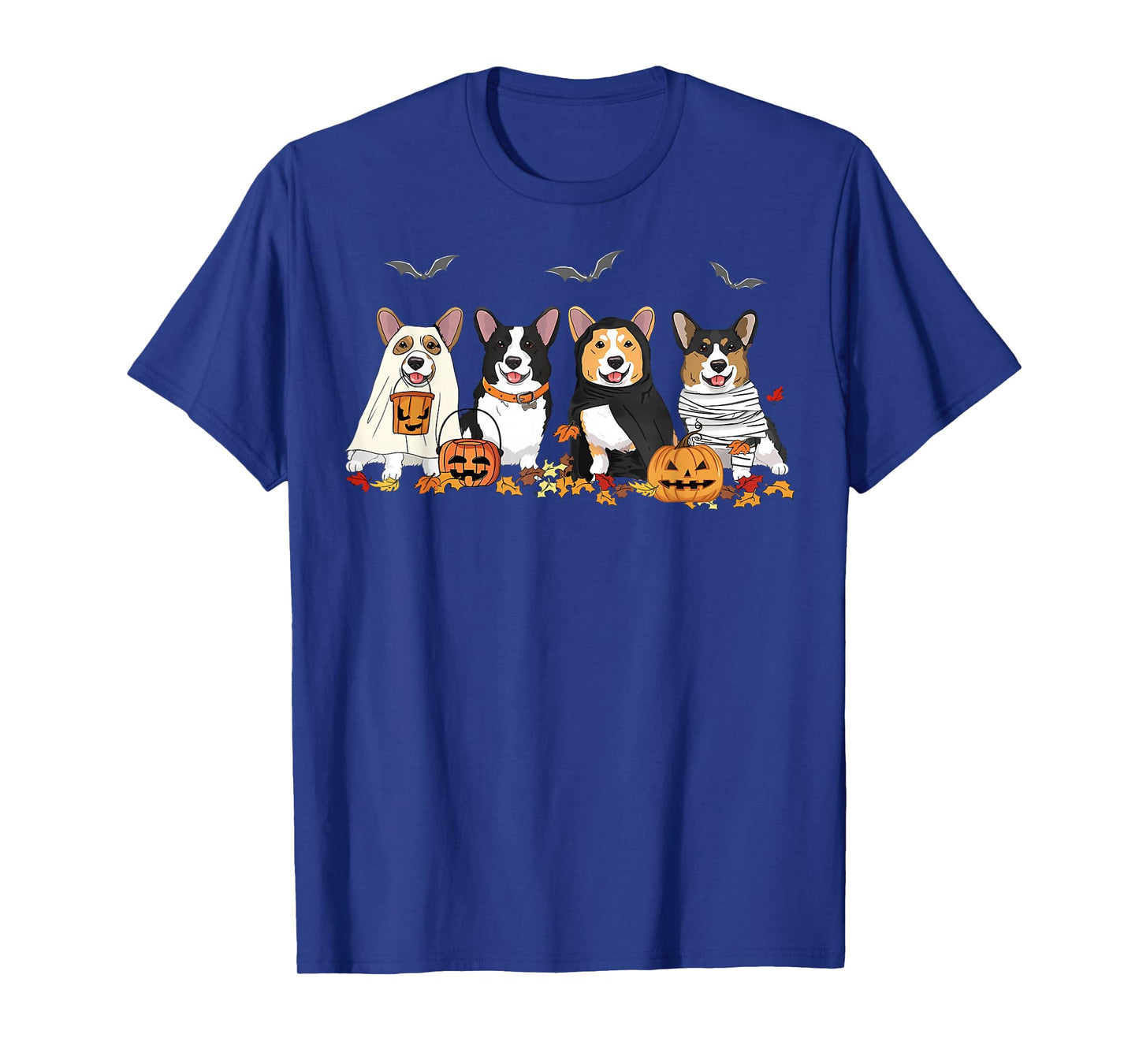 Halloween Corgi Ghost Spooky Corgi Lovers Dog Mama Papa Gift T-Shirt
