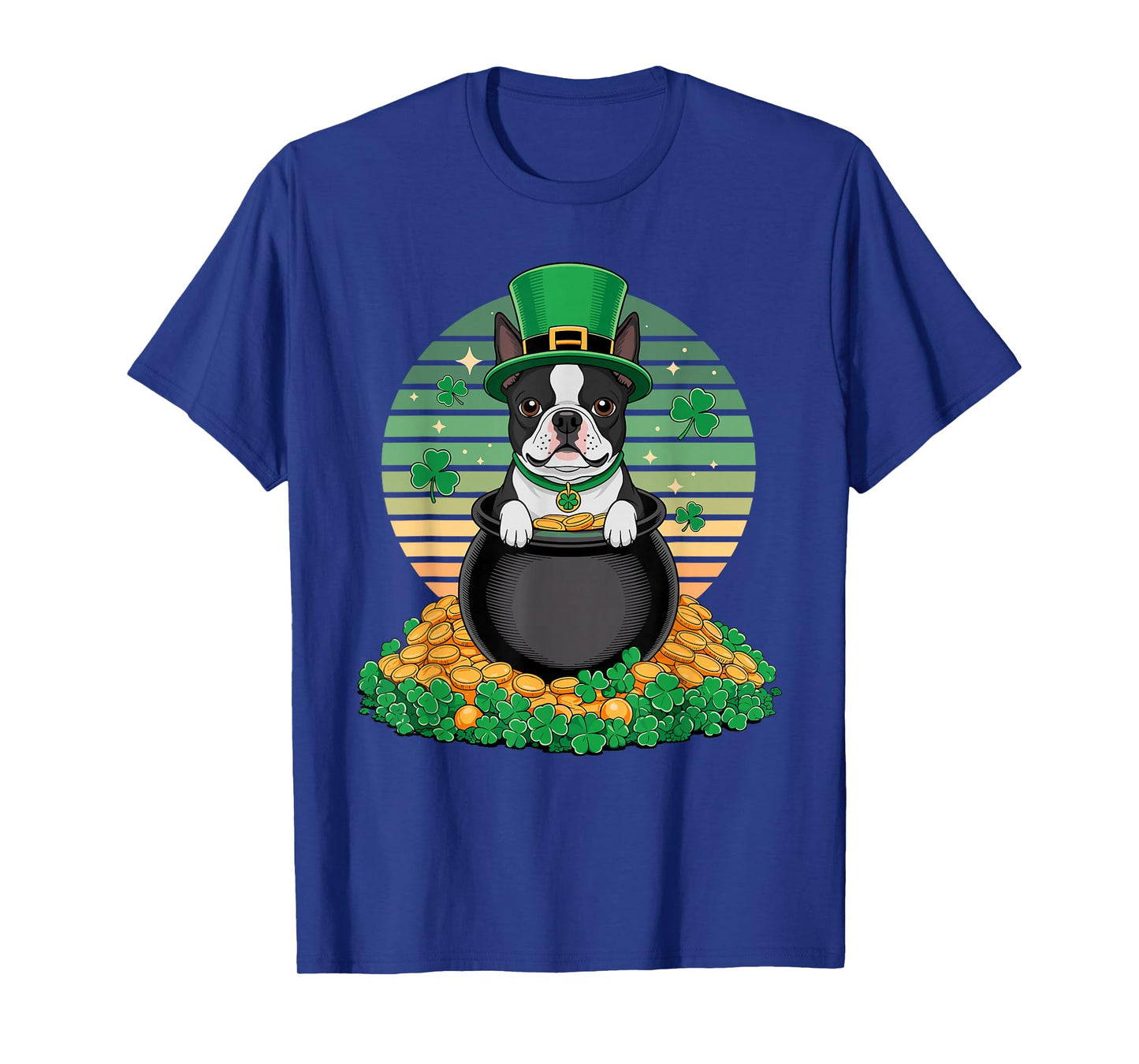 Lucky St. Patrick's Day Boston Terrier T-Shirt
