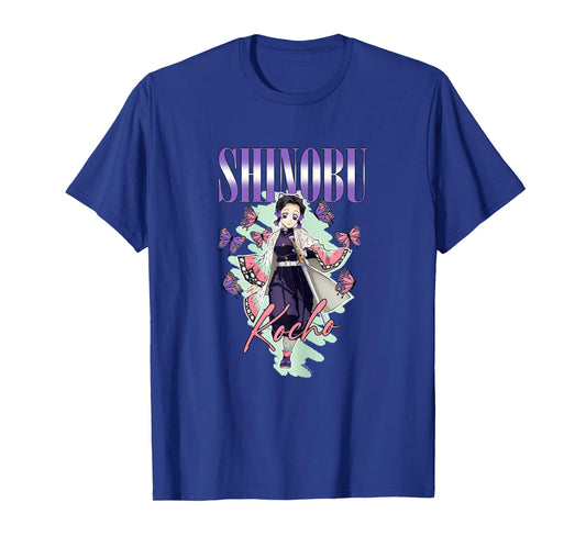 Demon Slayer: Kimetsu no Yaiba Shinobu Kocho Butterfly Haori T-Shirt