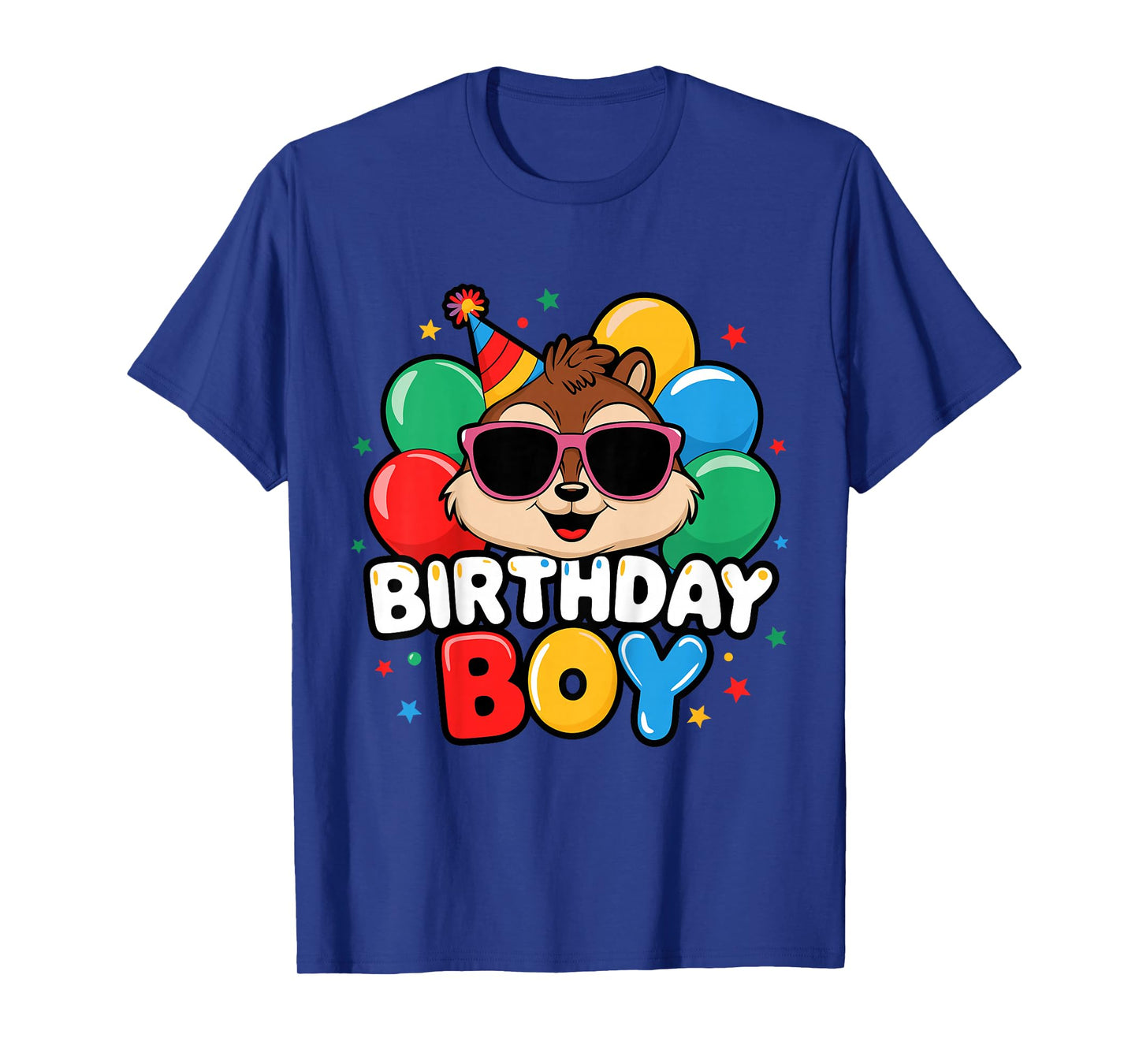 Kids Birthday Boy Chipmunk Kids T-Shirt