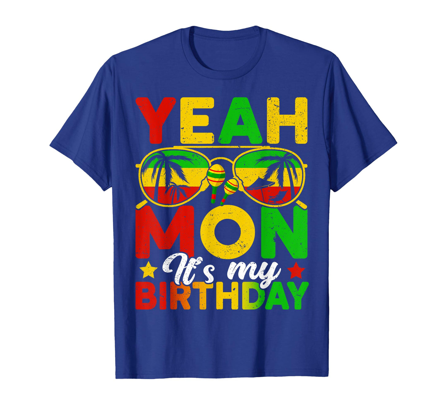Yeah Mon Jamaican Jamaica Birthday Party Girls Women Men T-Shirt