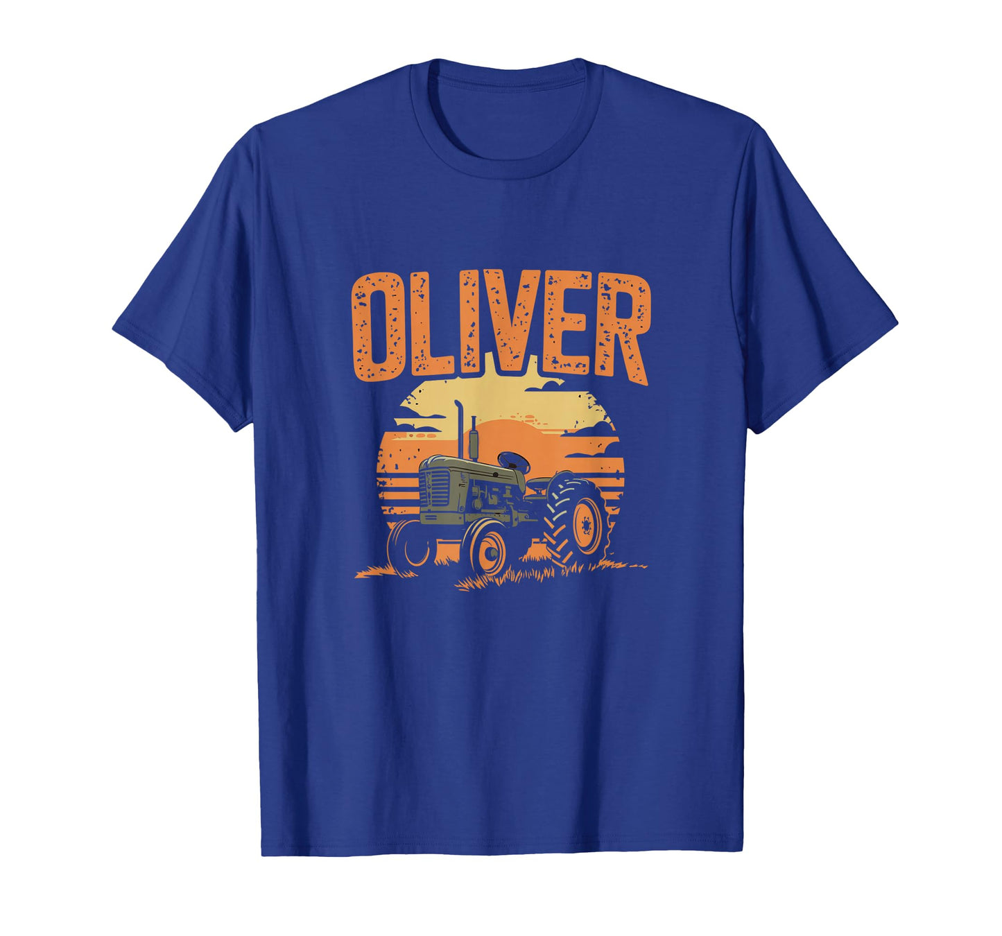 Oliver Personalized Nametag Tractor for OLIVER T-Shirt