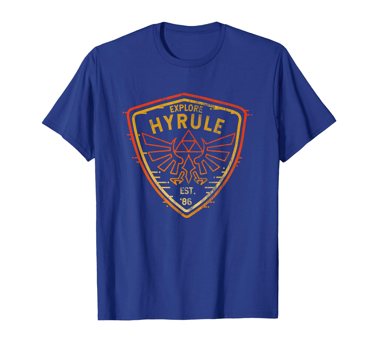 The Legend of Zelda Explore Hyrule Est. '86 Shield Logo T-Shirt
