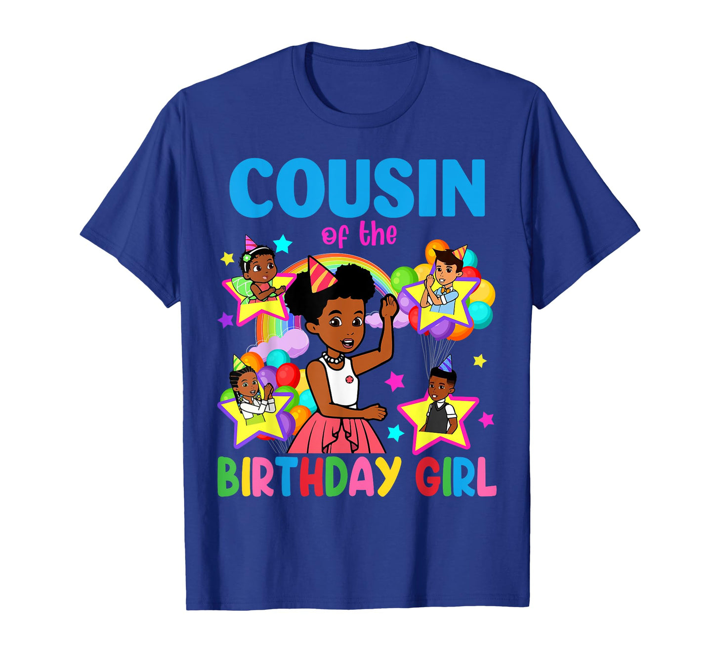 Cousin Of Birthday Girl Gracie Birthday Dolls Girl Party T-Shirt