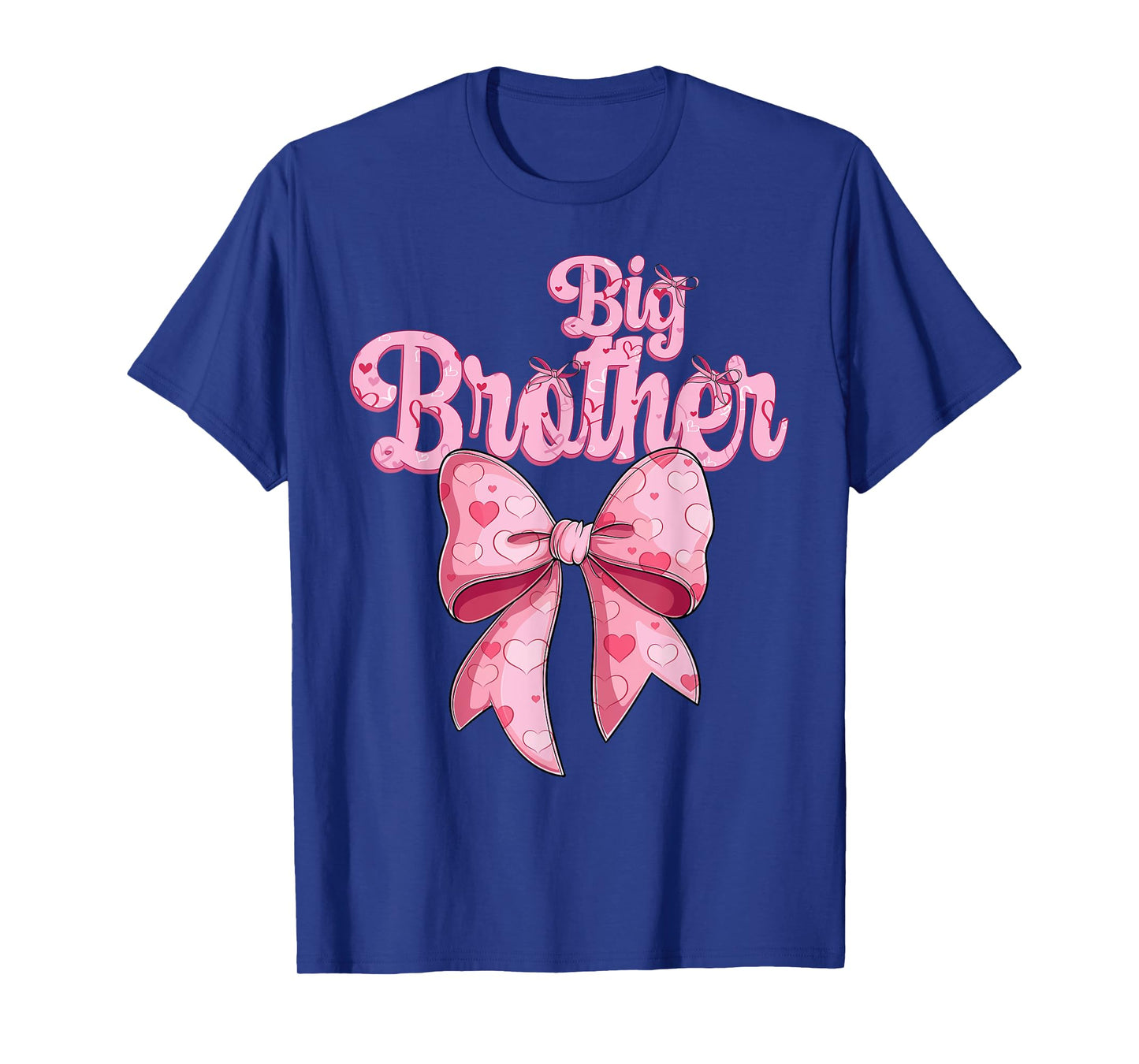 coquette bow family matching Groovy pink Big Brother T-Shirt
