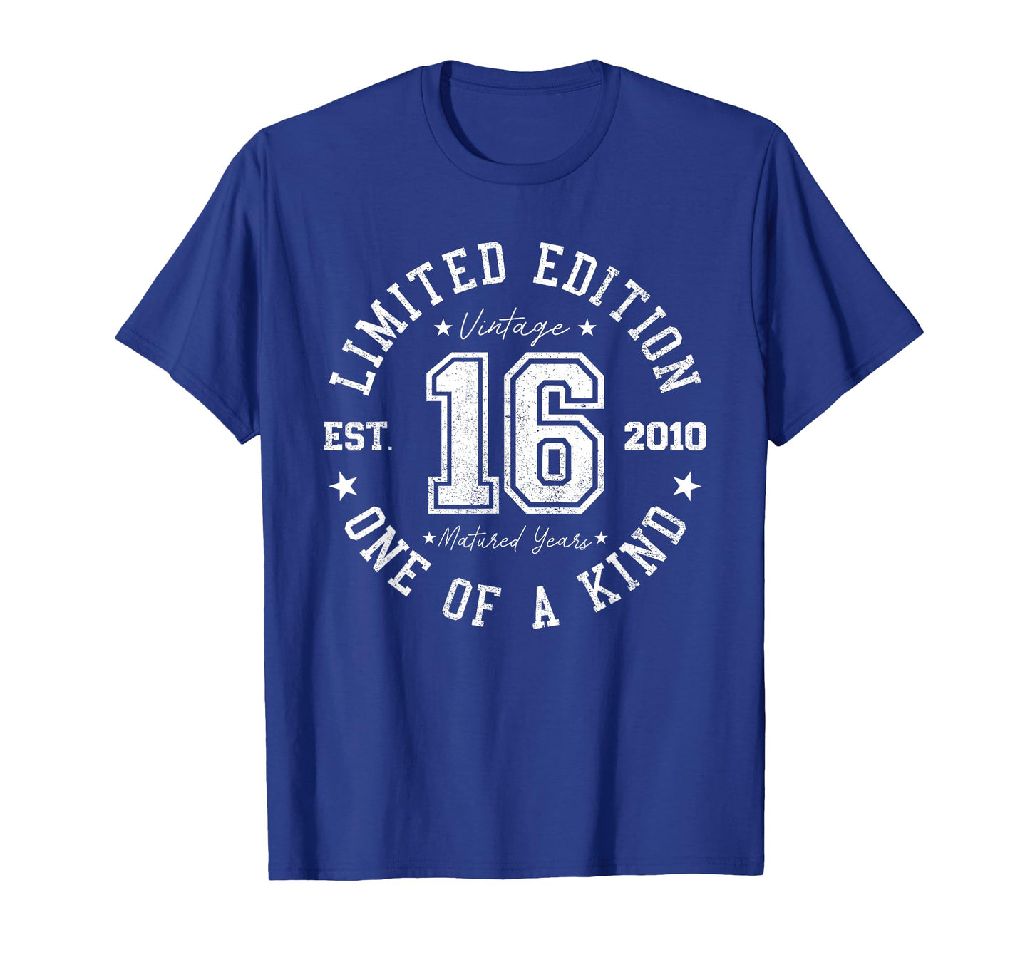 Vintage 2010 Limited Edition 16th Birthday 16 Years Old T-Shirt