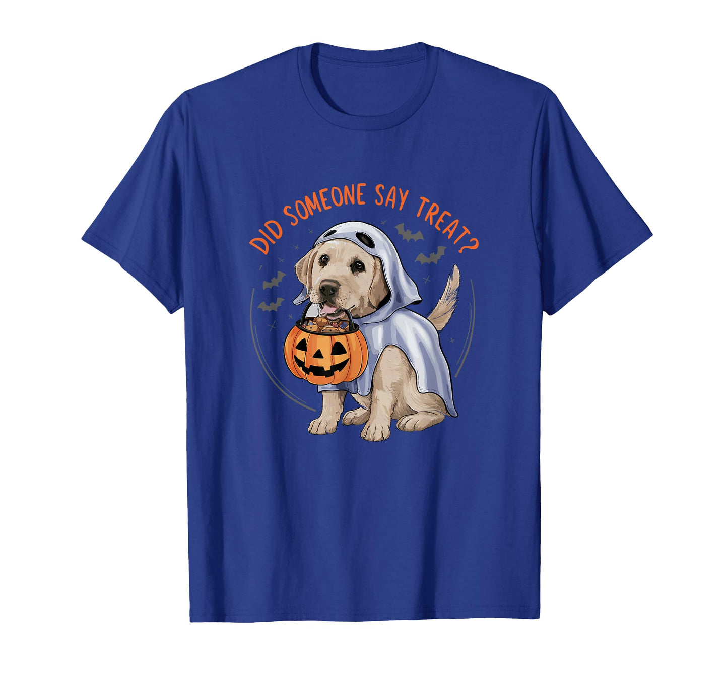 Ghost Labrador Puppy Treats Halloween Labrador Dog T-Shirt