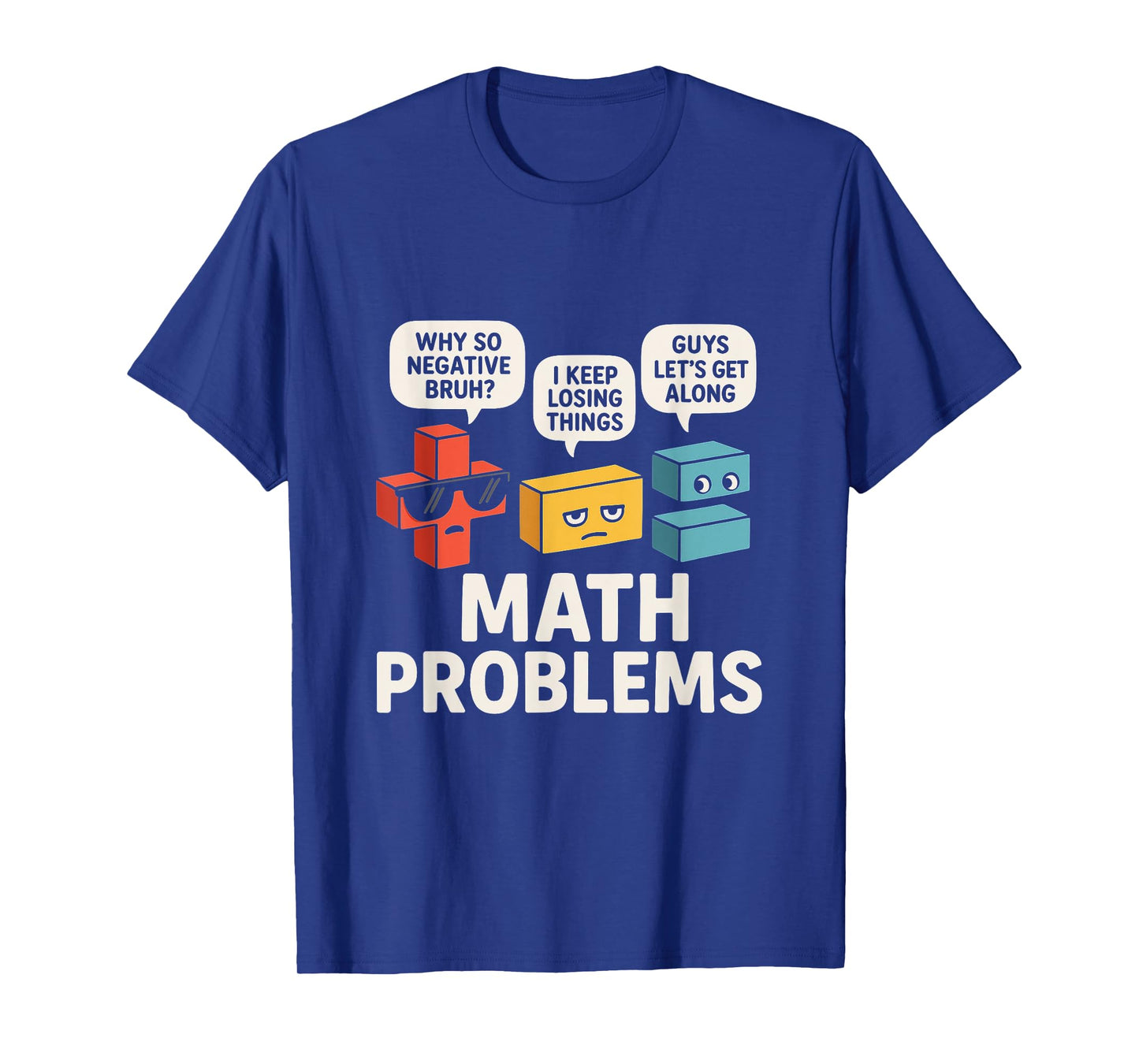Math Problems Symbols Funny Teacher Back to School Girl Boy T-Shirt