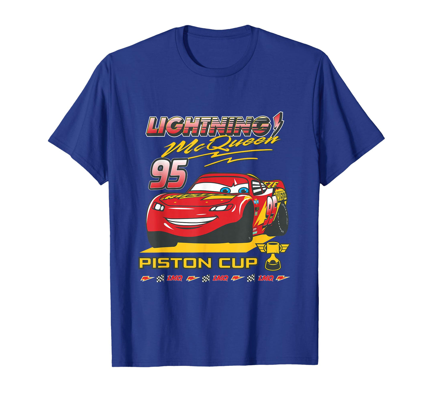 Disney Pixar Cars Lightning McQueen Piston Cup Winner T-Shirt