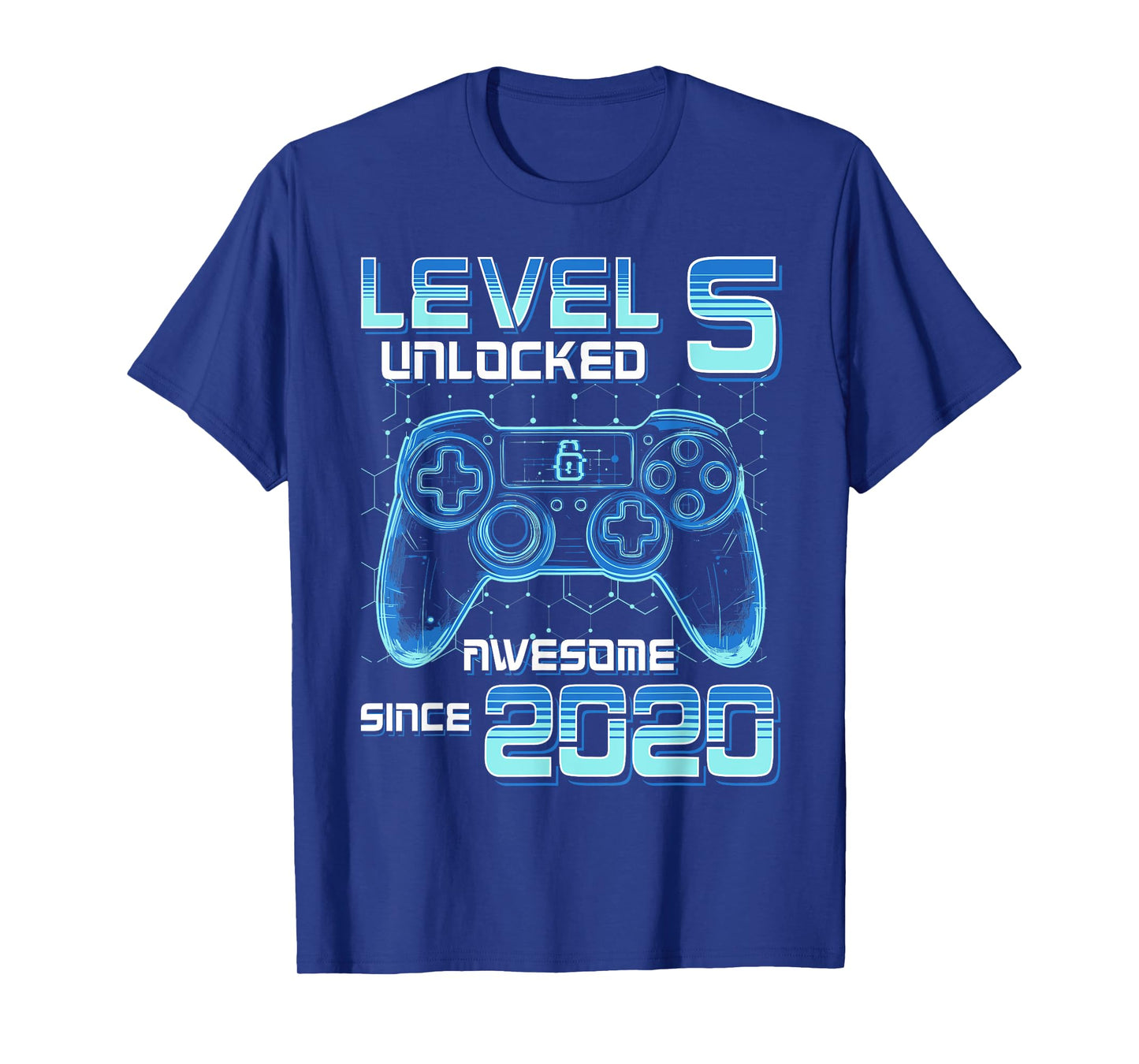 Level 5 Unlocked Video Game Party 6th Birthday Gamer Boys T-Shirt