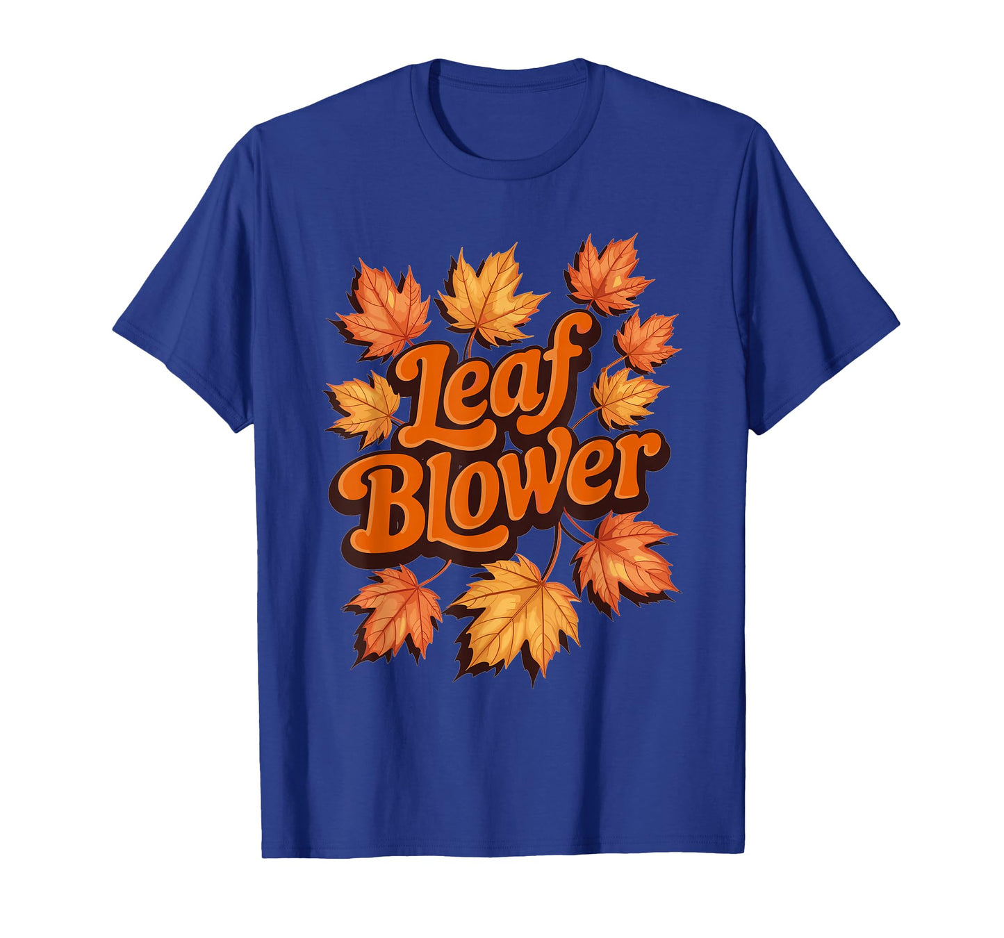 Funny Leaf Blower Fall Autumn Costume Matching Outfit T-Shirt