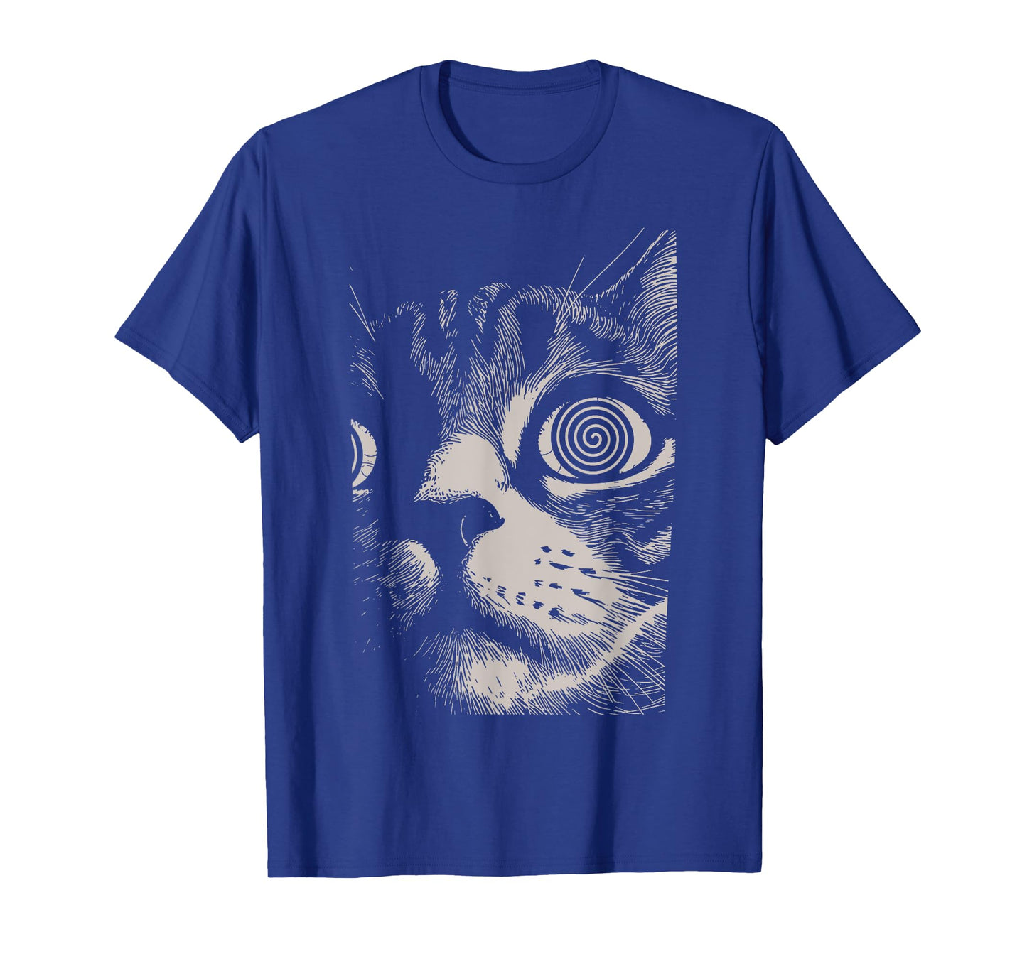 Psychedelic Cat Gothic Art Funny Cat Gifts For Men Women Kid T-Shirt
