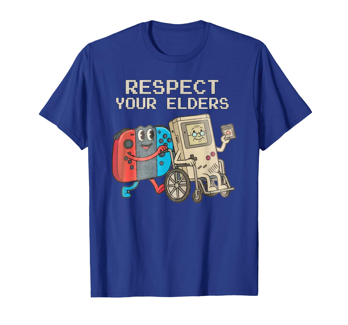 Respect Your Elders Gaming Control Retro Funny Gamer T-Shirt