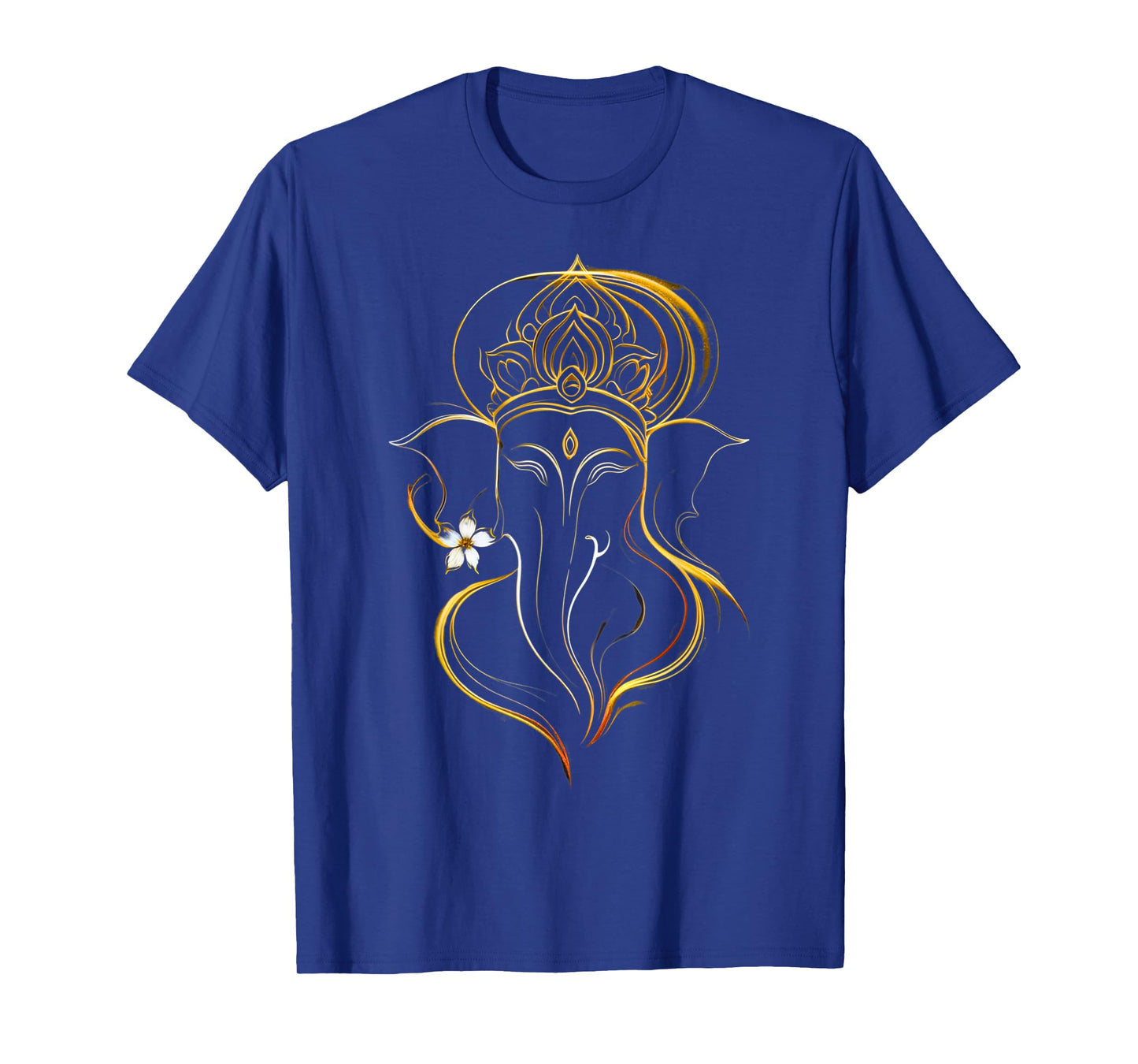 Hindu Ganesha Puja Elephant God India Meditation Yoga Murti T-Shirt