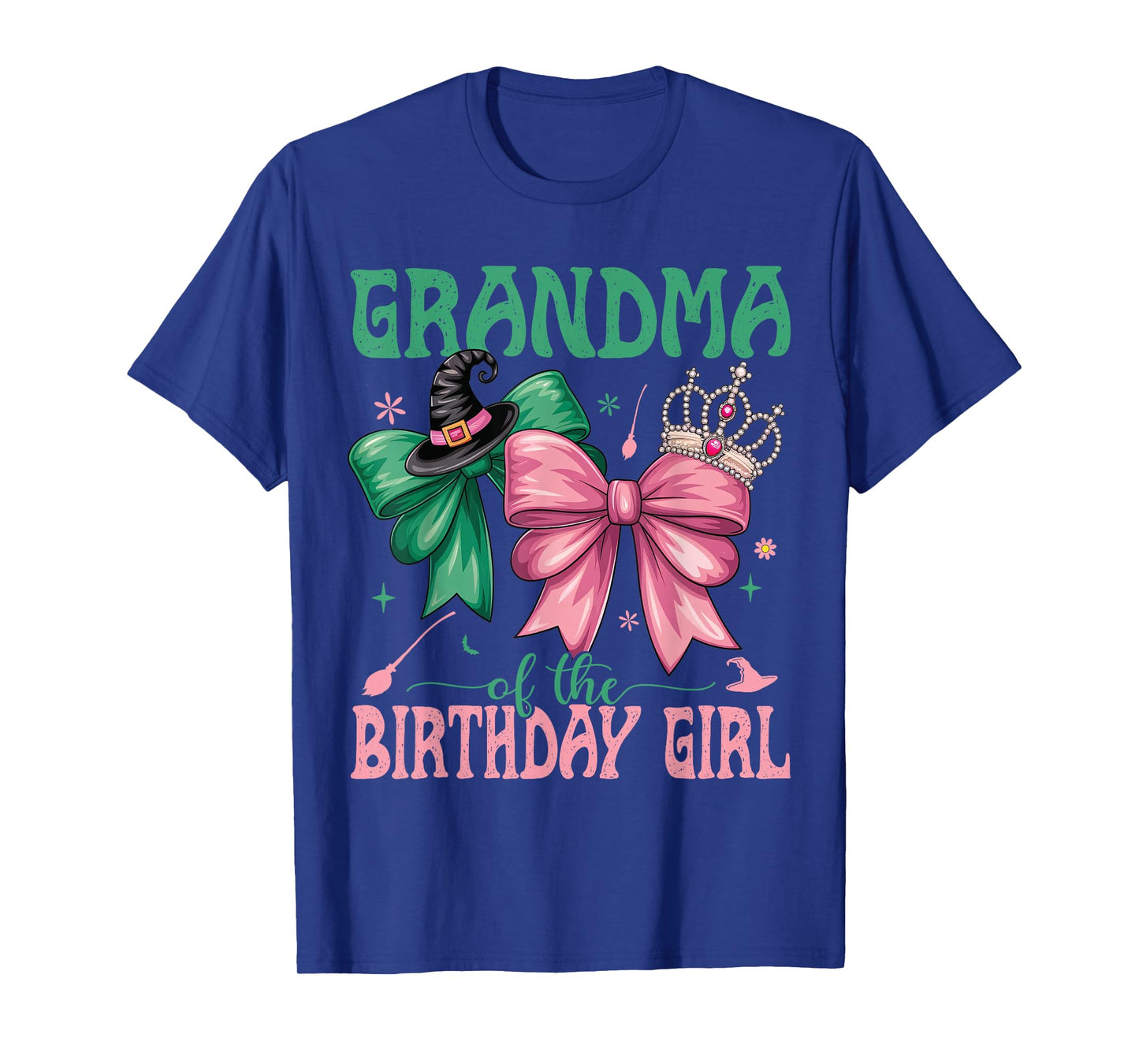 Grandma of The Birthday Girl Matching Witch Family Bday Part T-Shirt