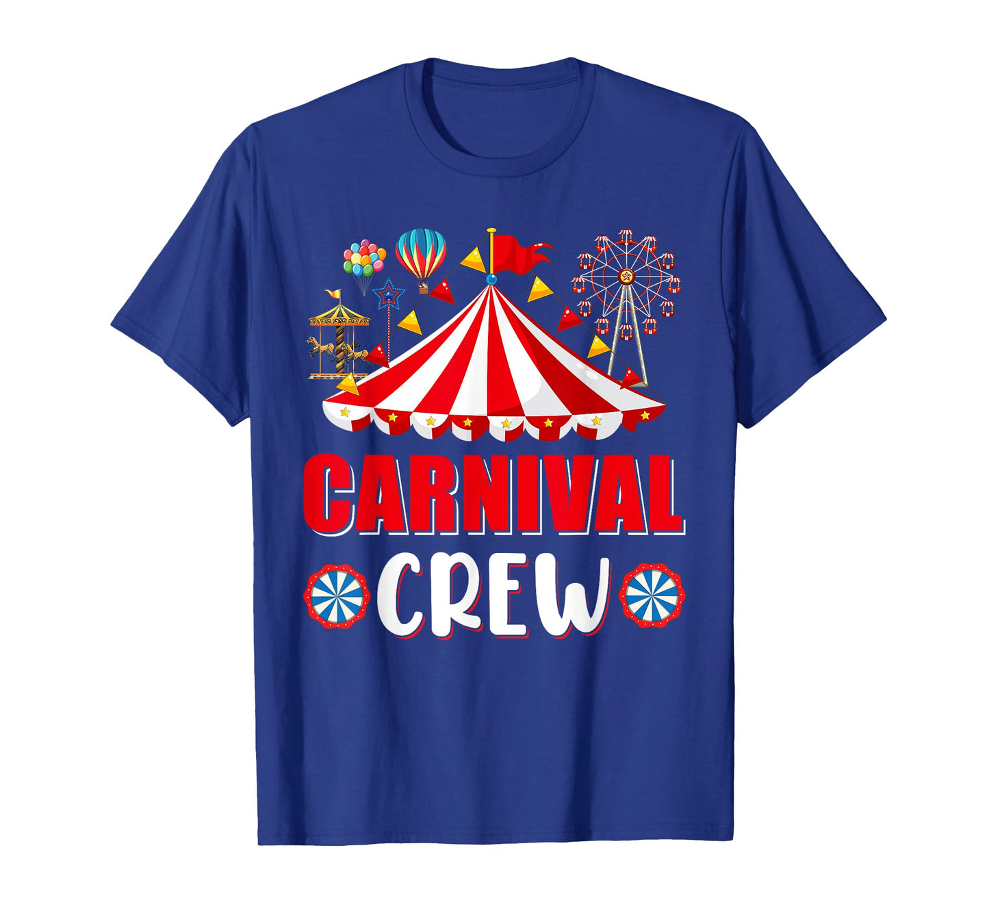 Carnival Crew Funny Circus Staff Costume Circus Theme Party T-Shirt