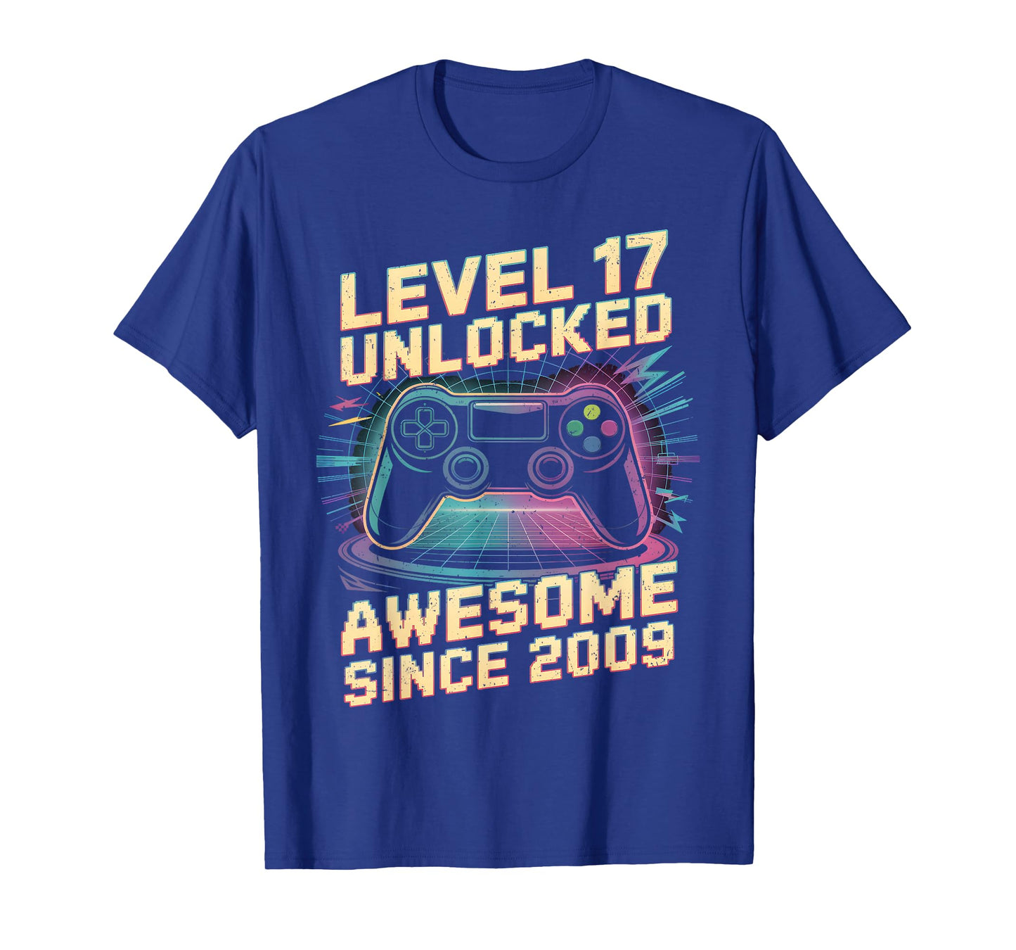 17 Year Old Boy Level 17 Gamer 2009 17th Birthday Party Gift T-Shirt